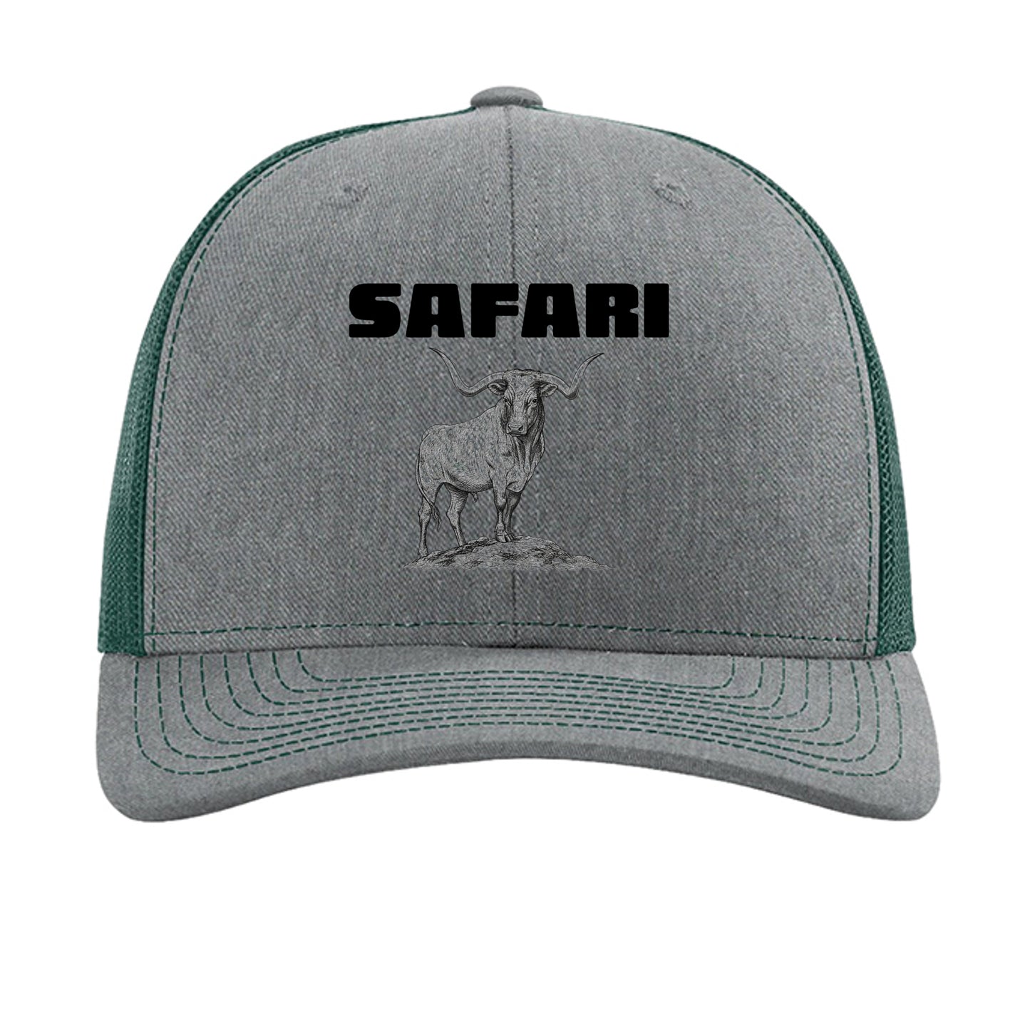 Heather Grey/ Dark Green - 112 - FRONT