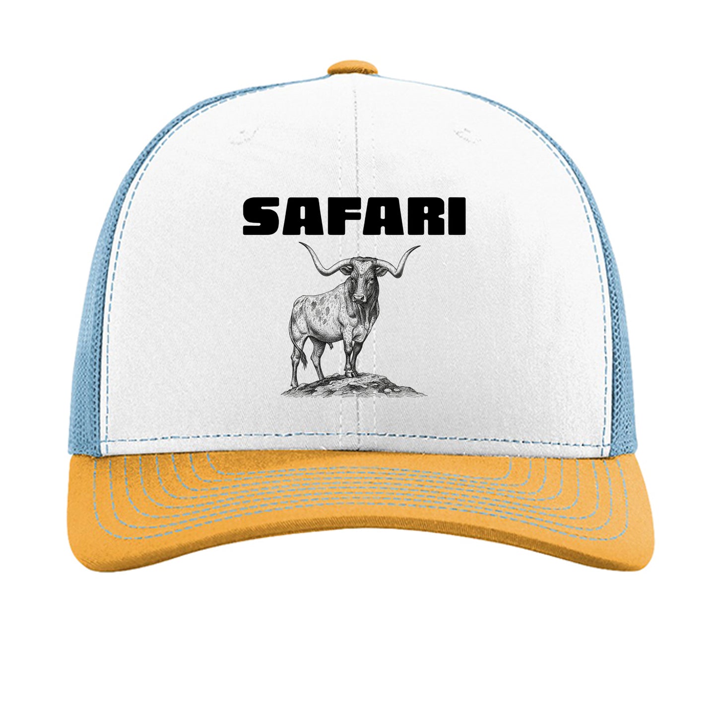 White/ Columbia Blue/ Yellow - 112 - FRONT