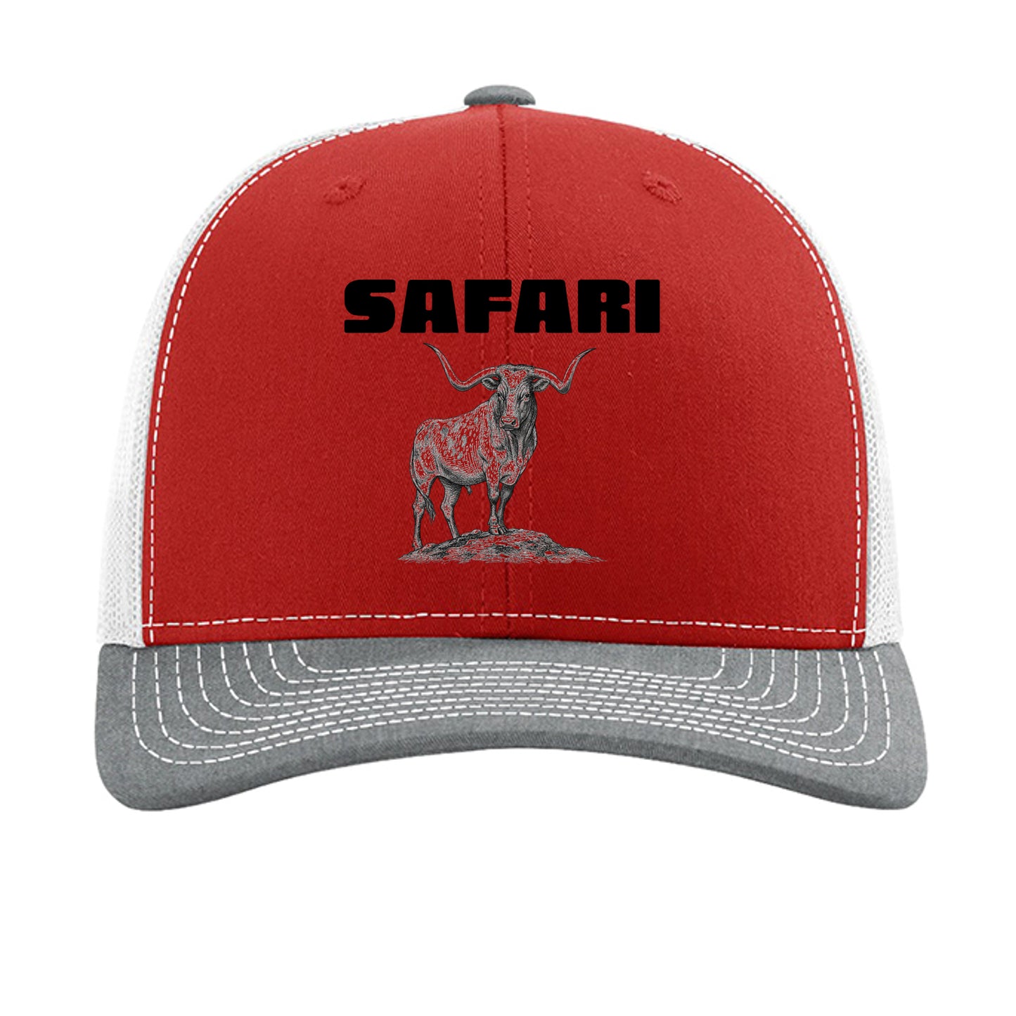 Red/ White/ Heather Grey - 112 - FRONT