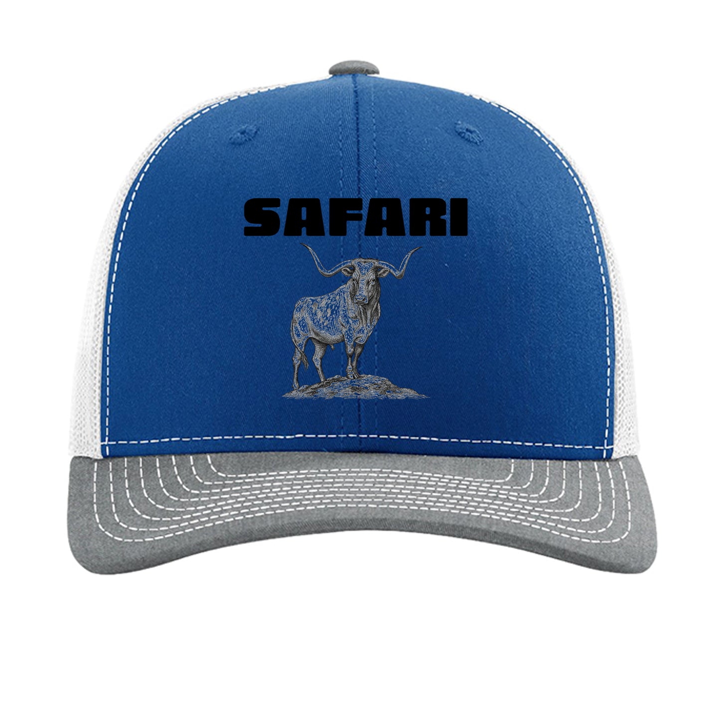 Royal/ White/ Heather Grey - 112 - FRONT