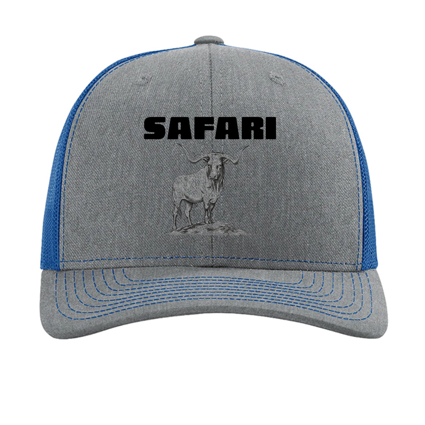 Heather Grey/ Royal - 112 - FRONT