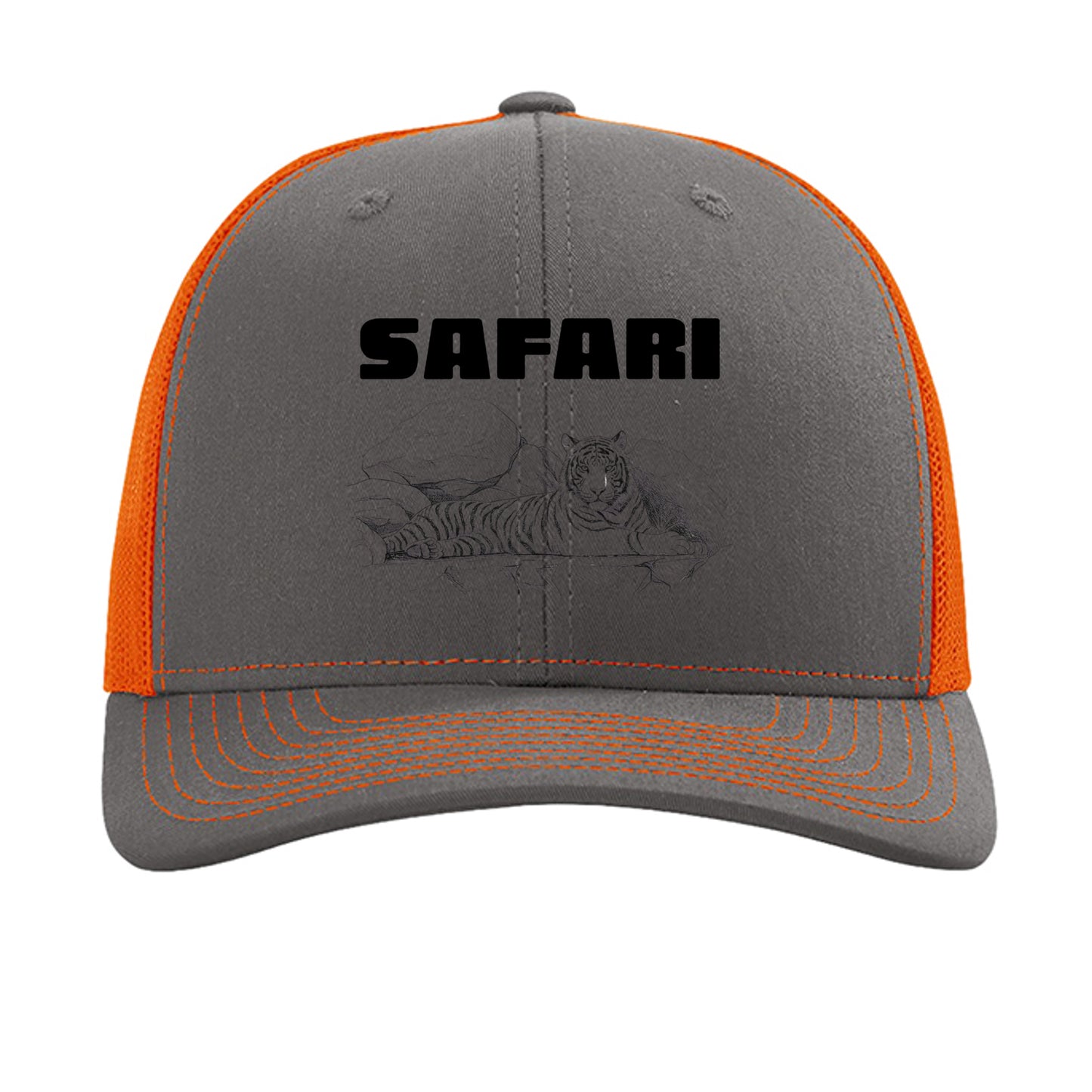 Charcoal/ Orange - 112 - FRONT