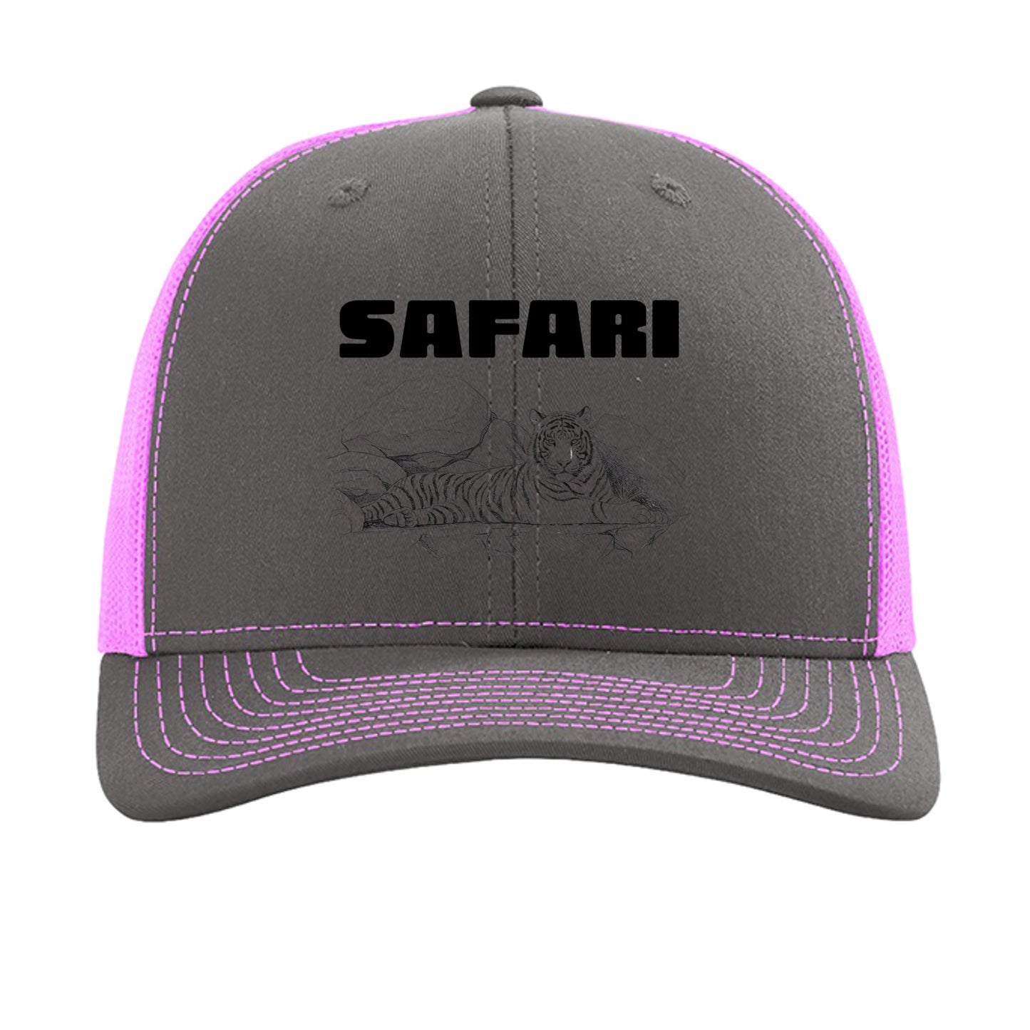 Charcoal/ Neon Pink - 112 - FRONT