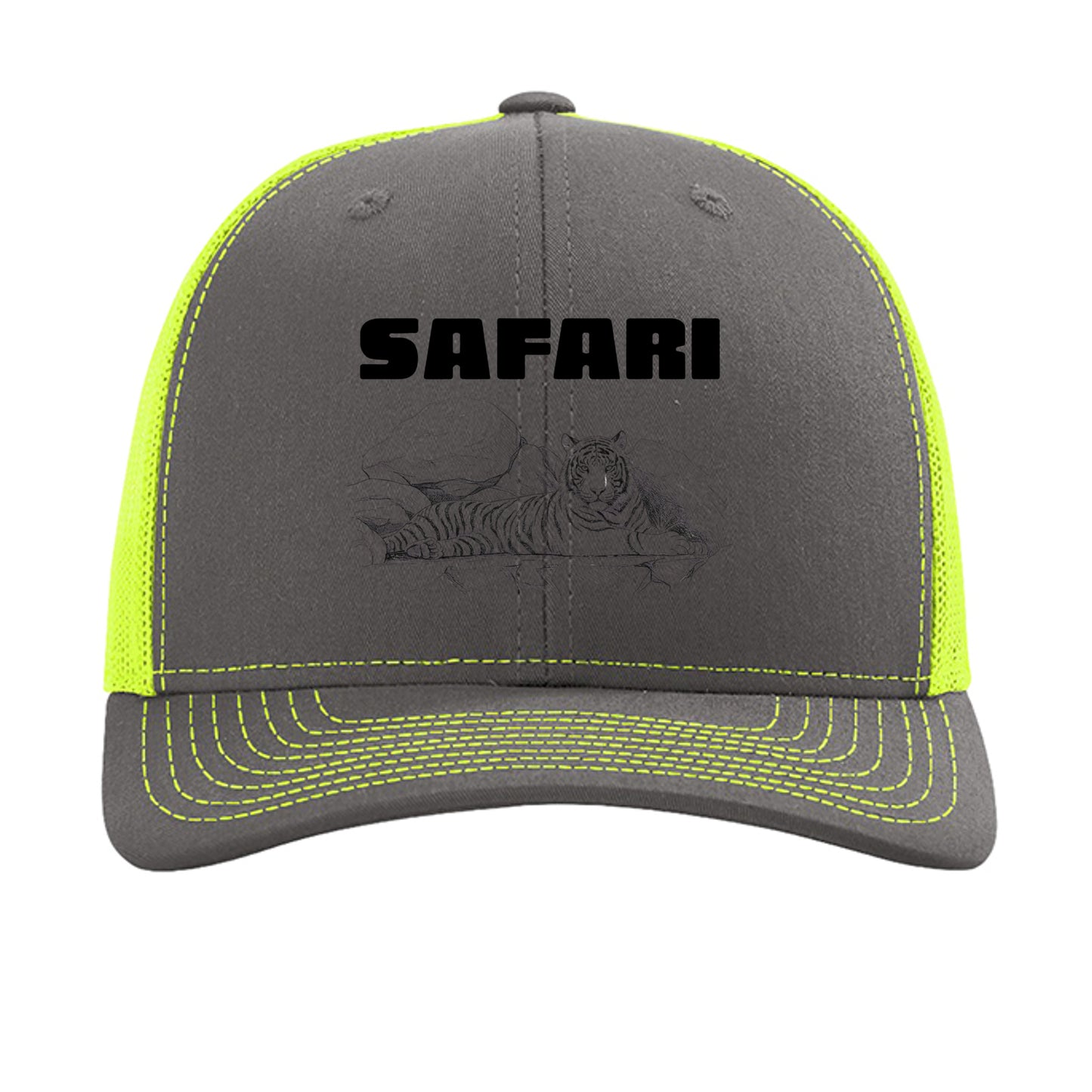 Charcoal/ Neon Yellow - 112 - FRONT