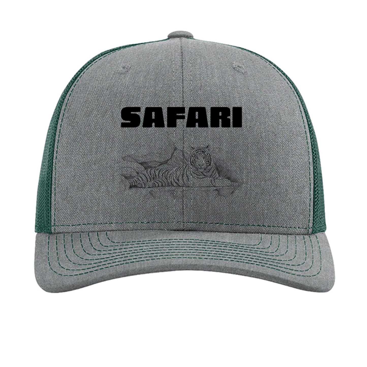 Heather Grey/ Dark Green - 112 - FRONT