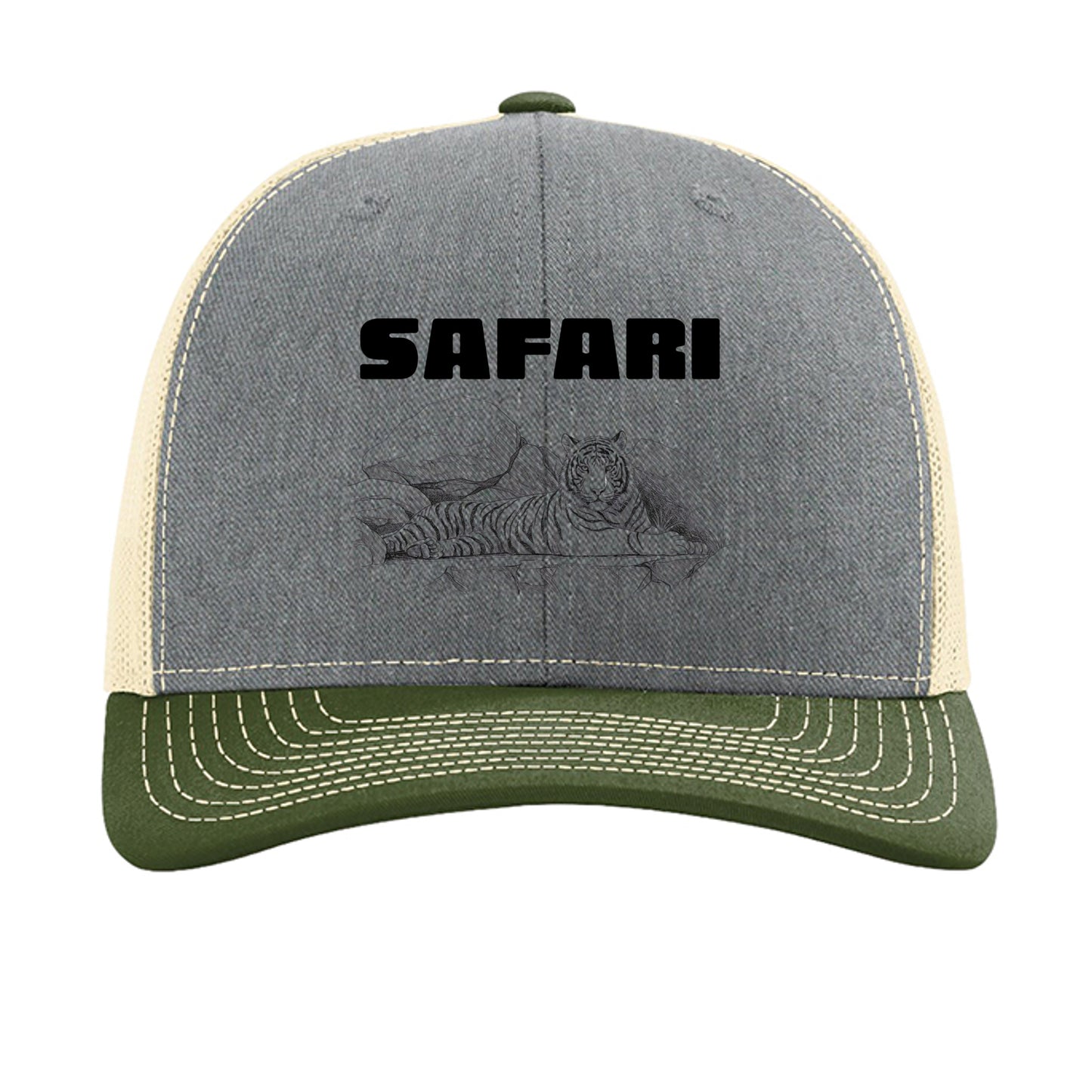 Heather Grey/ Birch/ Army Olive - 112 - FRONT