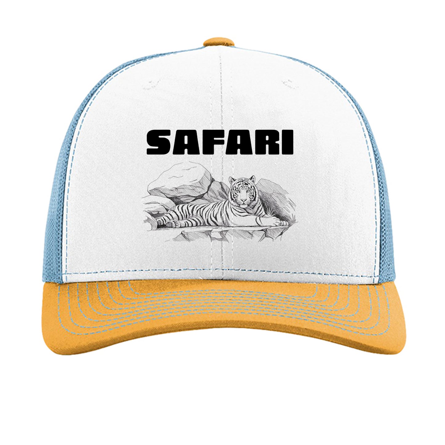 White/ Columbia Blue/ Yellow - 112 - FRONT