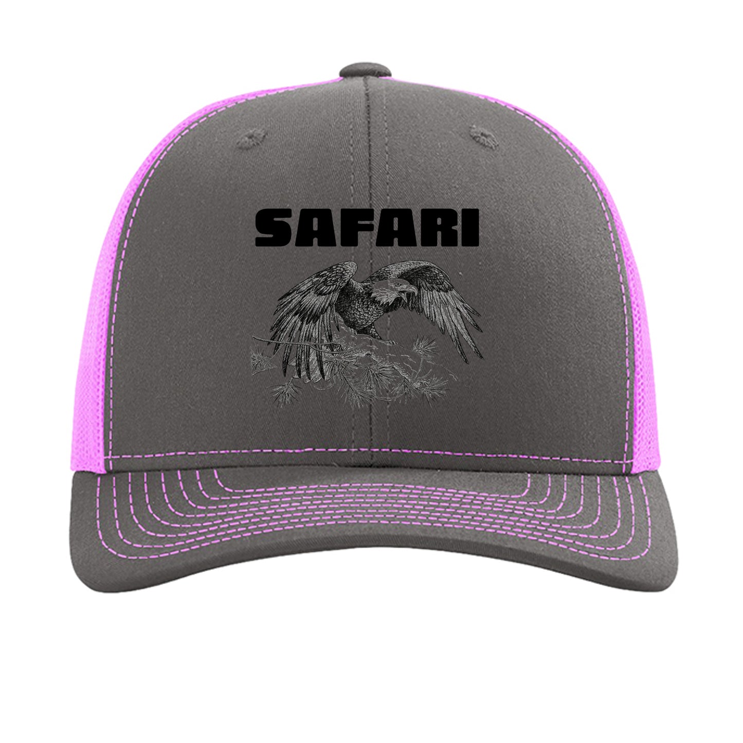 Charcoal/ Neon Pink - 112 - FRONT