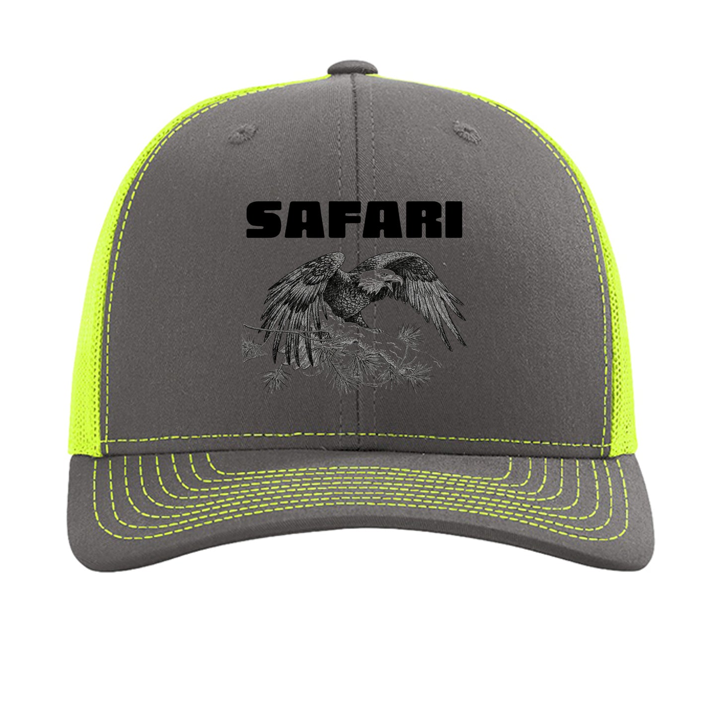 Charcoal/ Neon Yellow - 112 - FRONT
