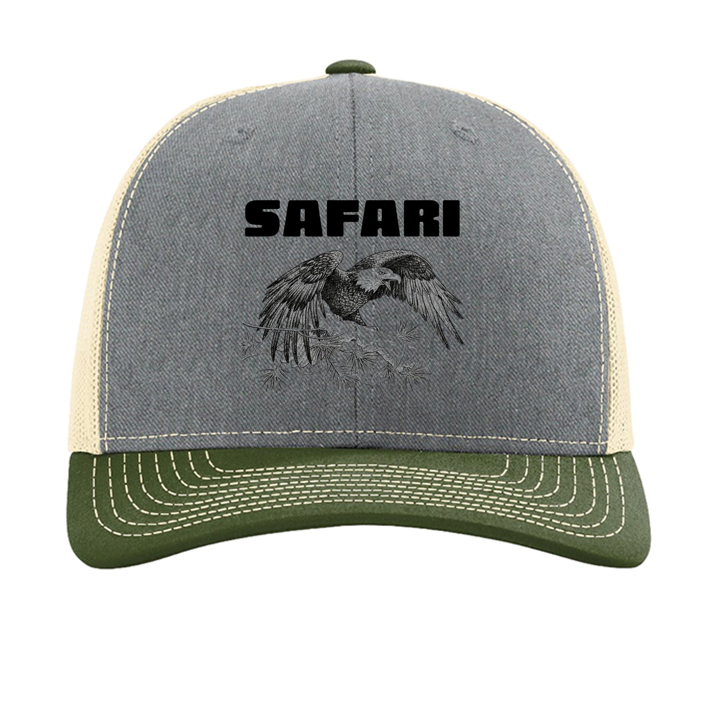 Heather Grey/ Birch/ Army Olive - 112 - FRONT