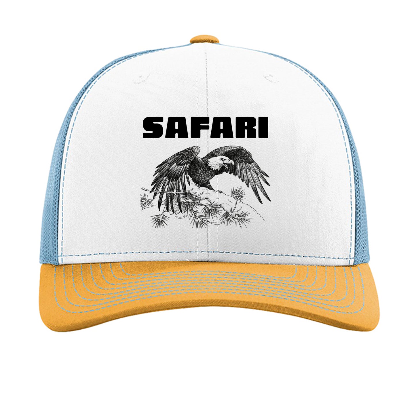 White/ Columbia Blue/ Yellow - 112 - FRONT