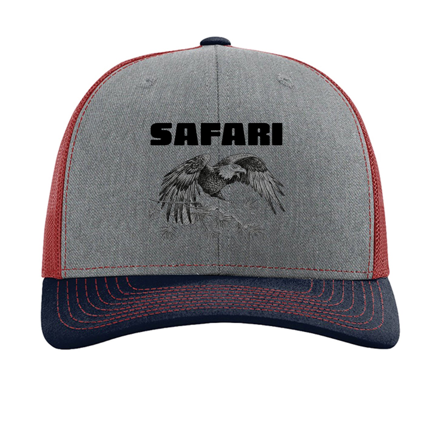 Heather Grey/ Cardinal/ Navy - 112 - FRONT
