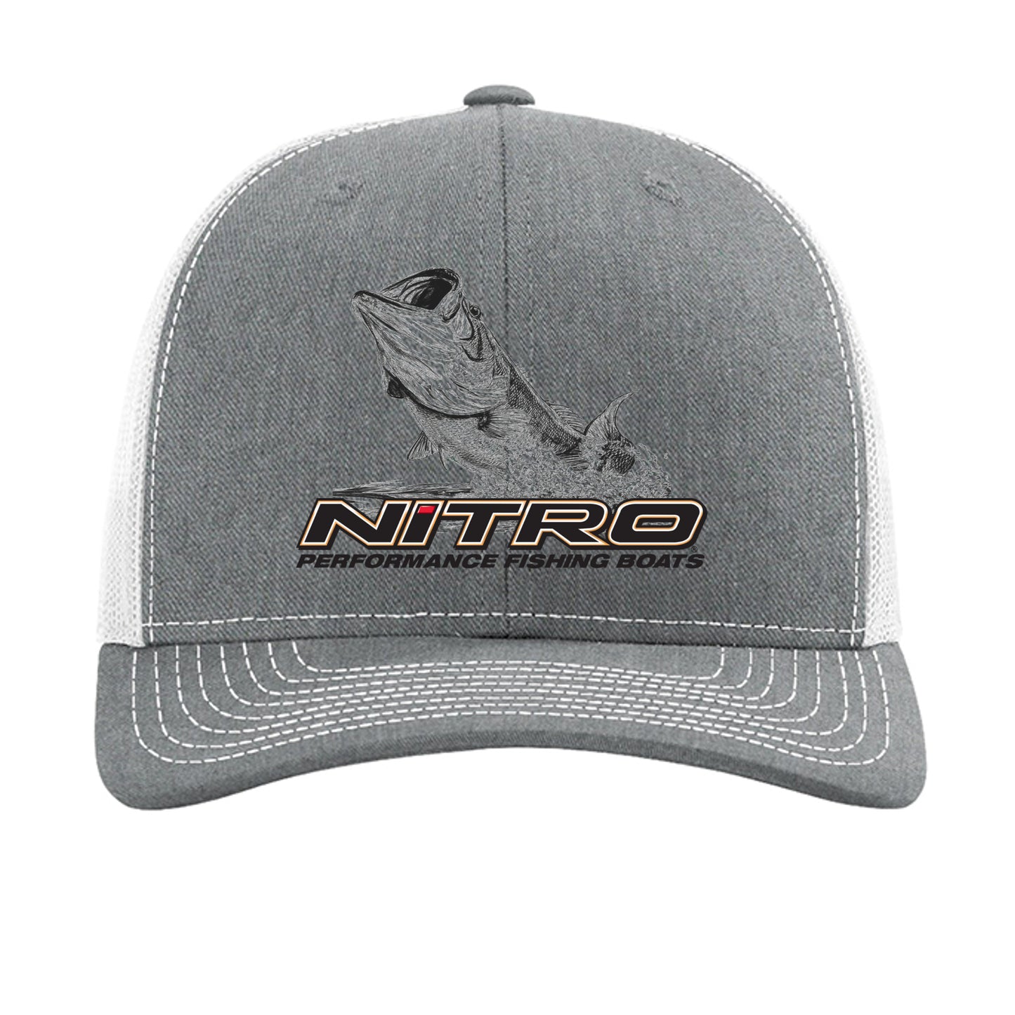 Heather Grey/ White - 112 - FRONT