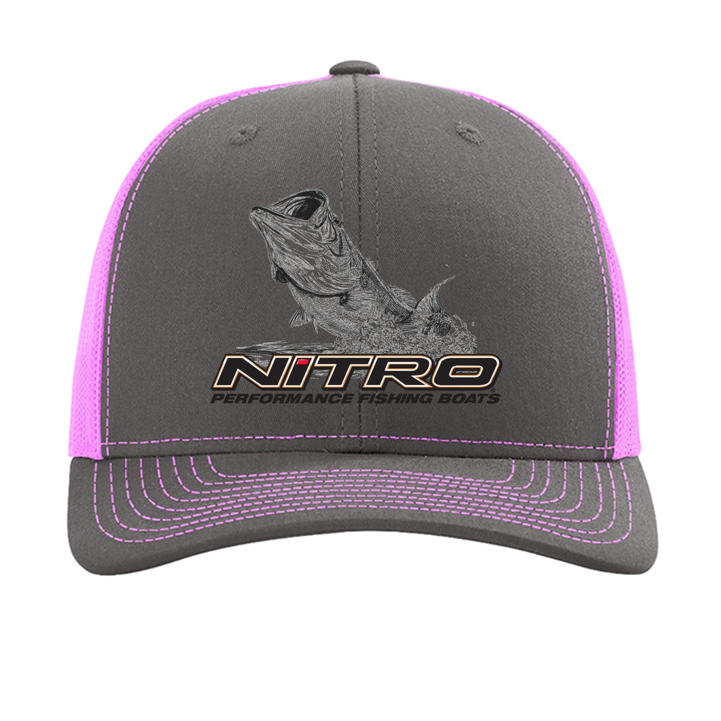 Charcoal/ Neon Pink - 112 - FRONT