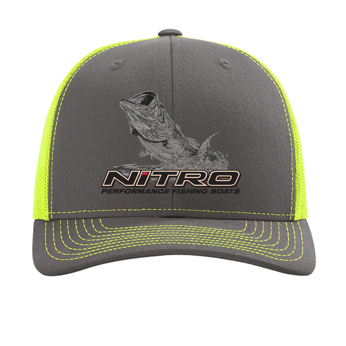Charcoal/ Neon Yellow - 112 - FRONT