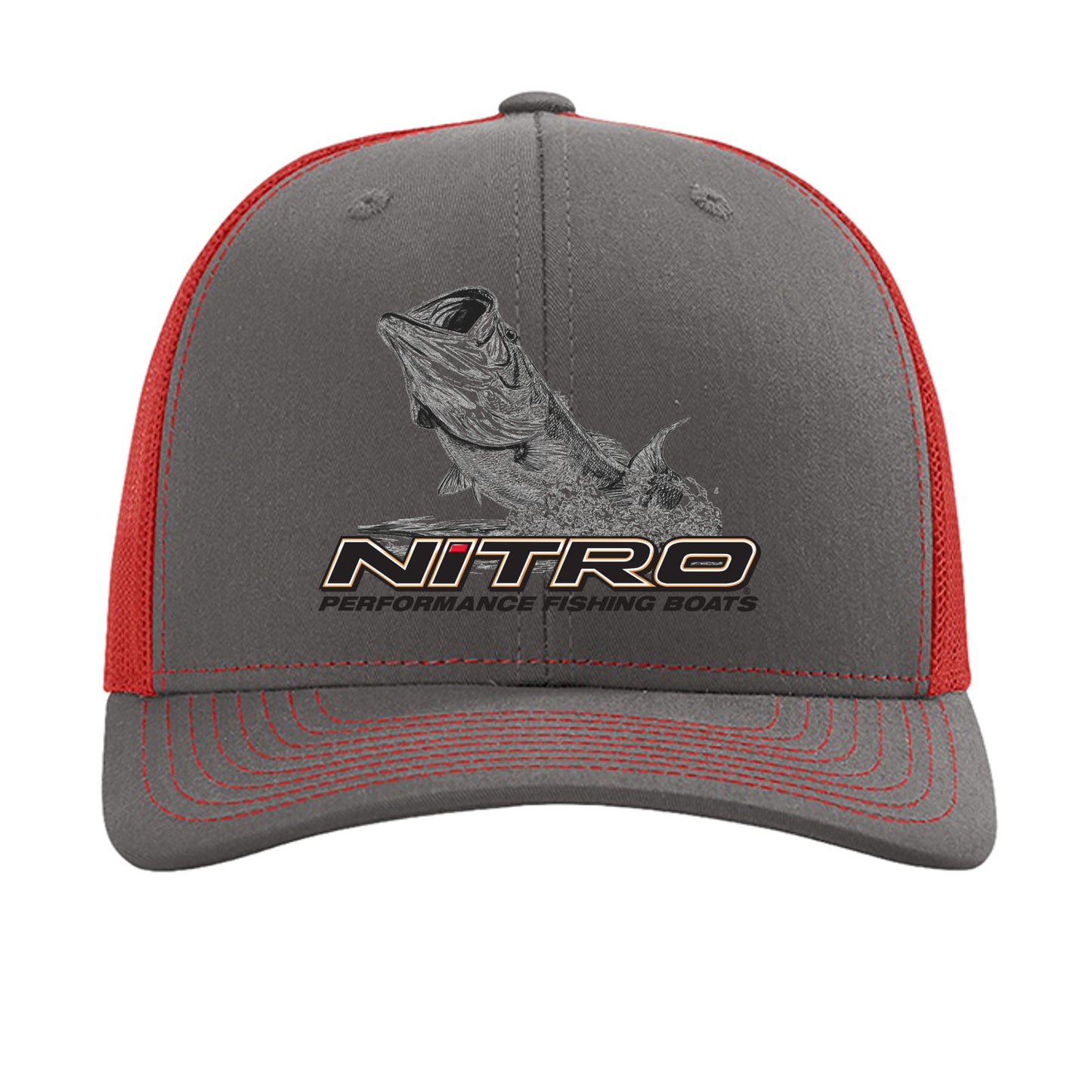 Charcoal/ Red - 112 - FRONT