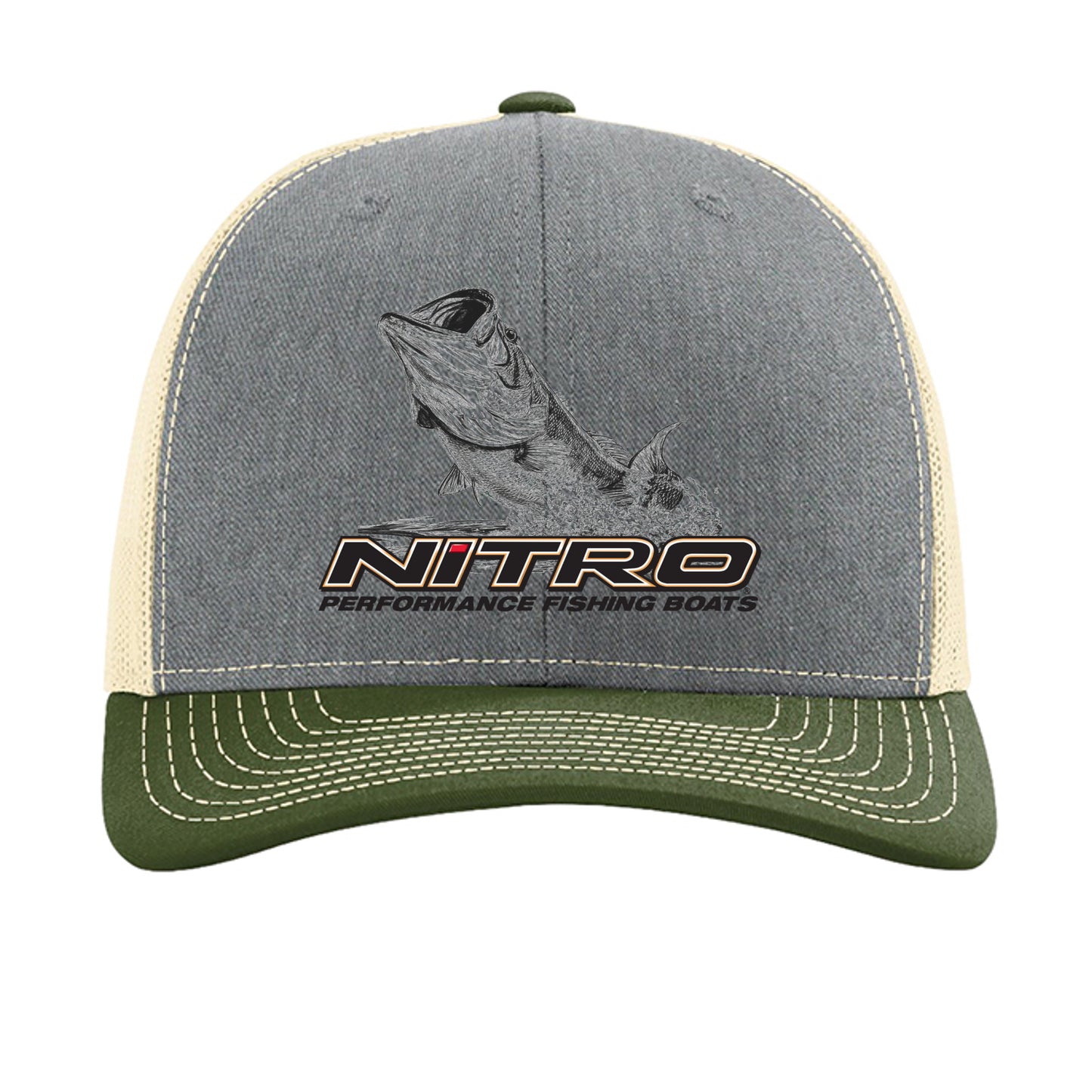 Heather Grey/ Birch/ Army Olive - 112 - FRONT
