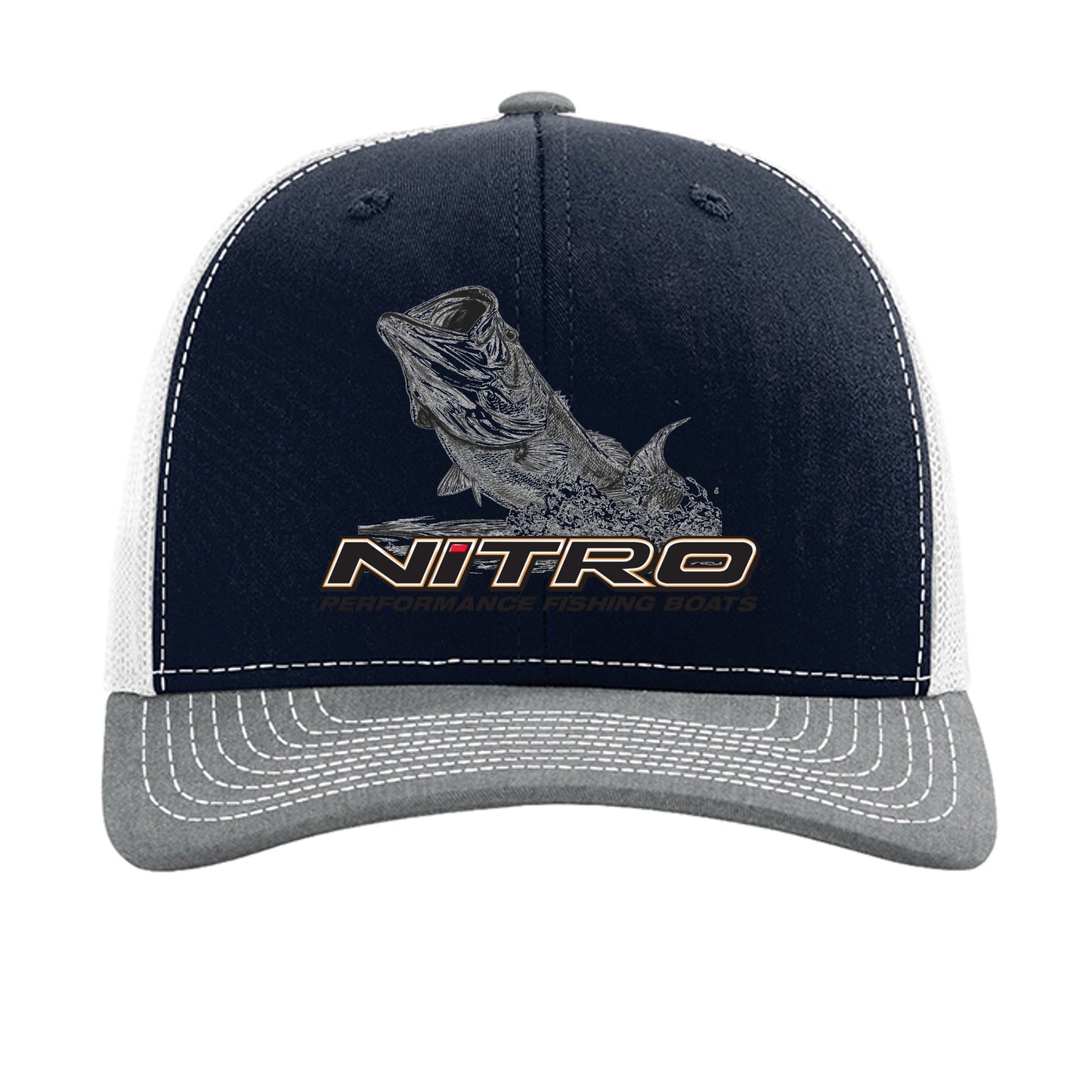 Navy/ White/ Heather Grey - 112 - FRONT
