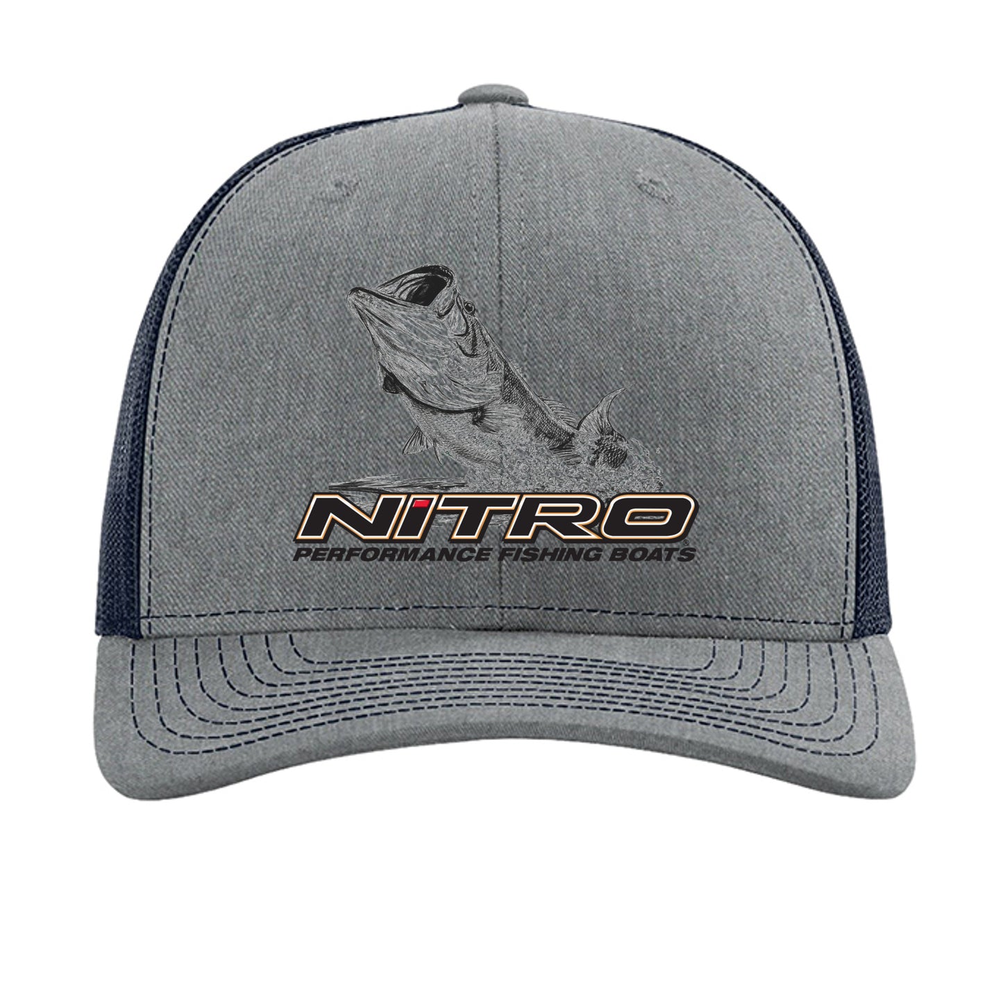 Heather Grey/ Navy - 112 - FRONT