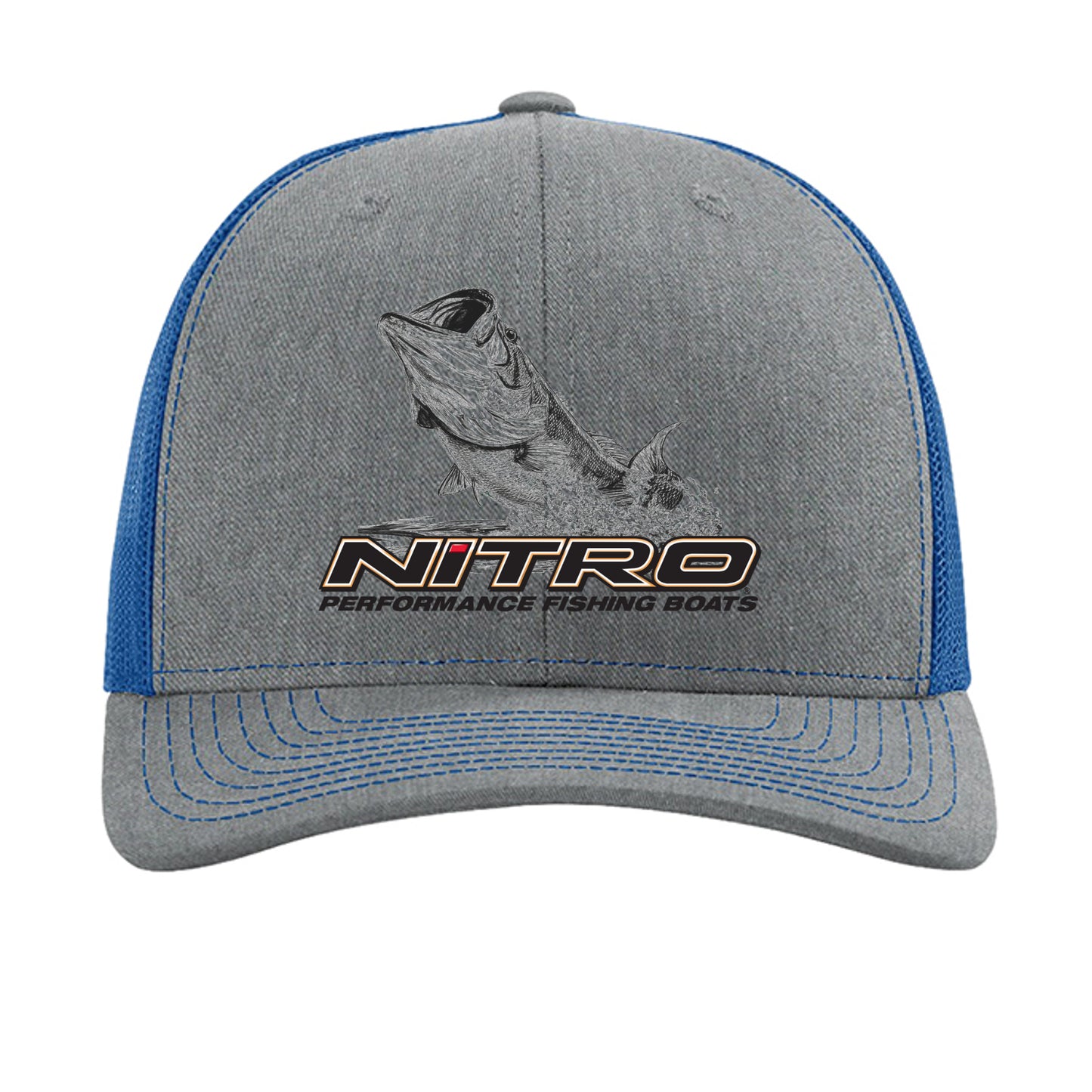 Heather Grey/ Royal - 112 - FRONT