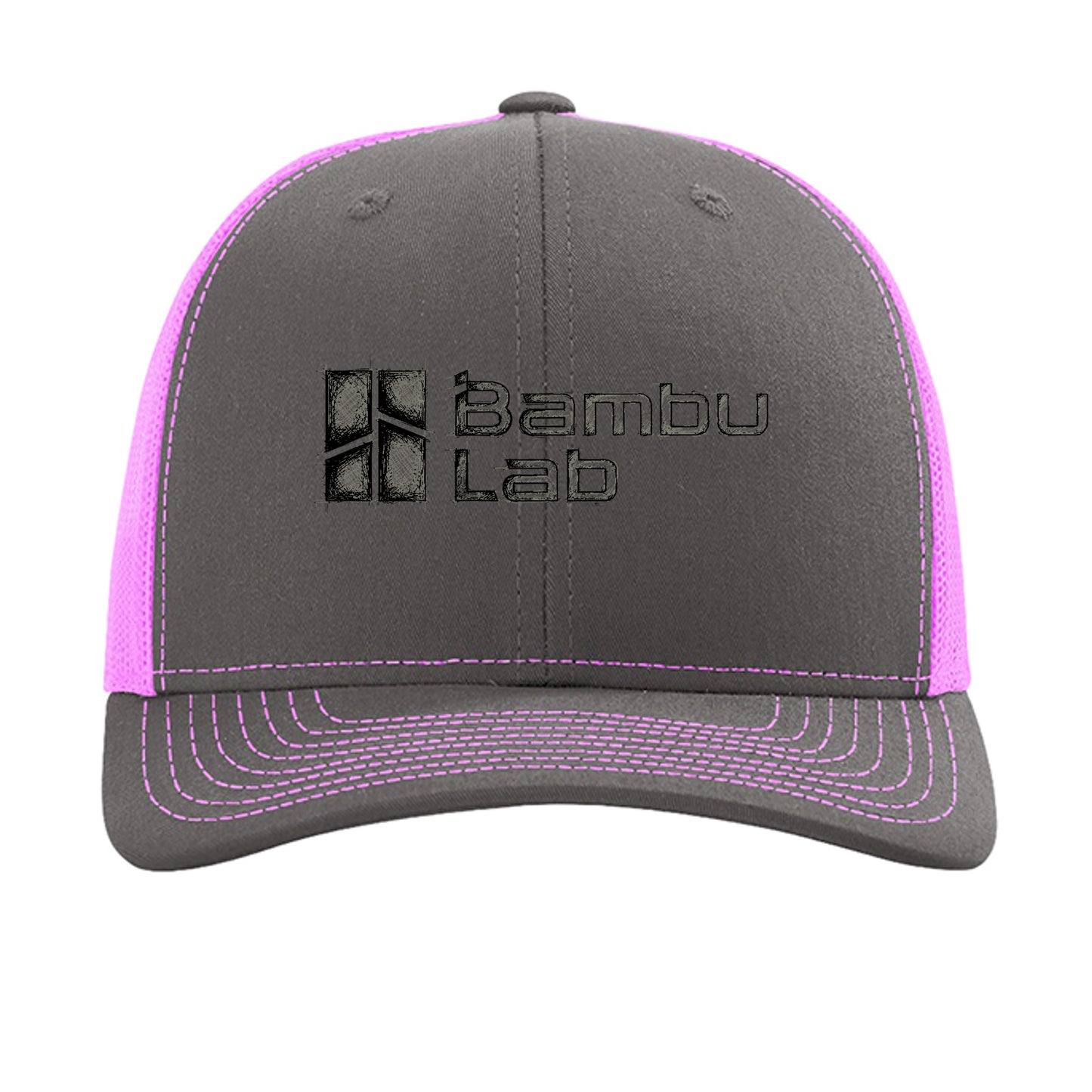 Charcoal/ Neon Pink - 112 - FRONT