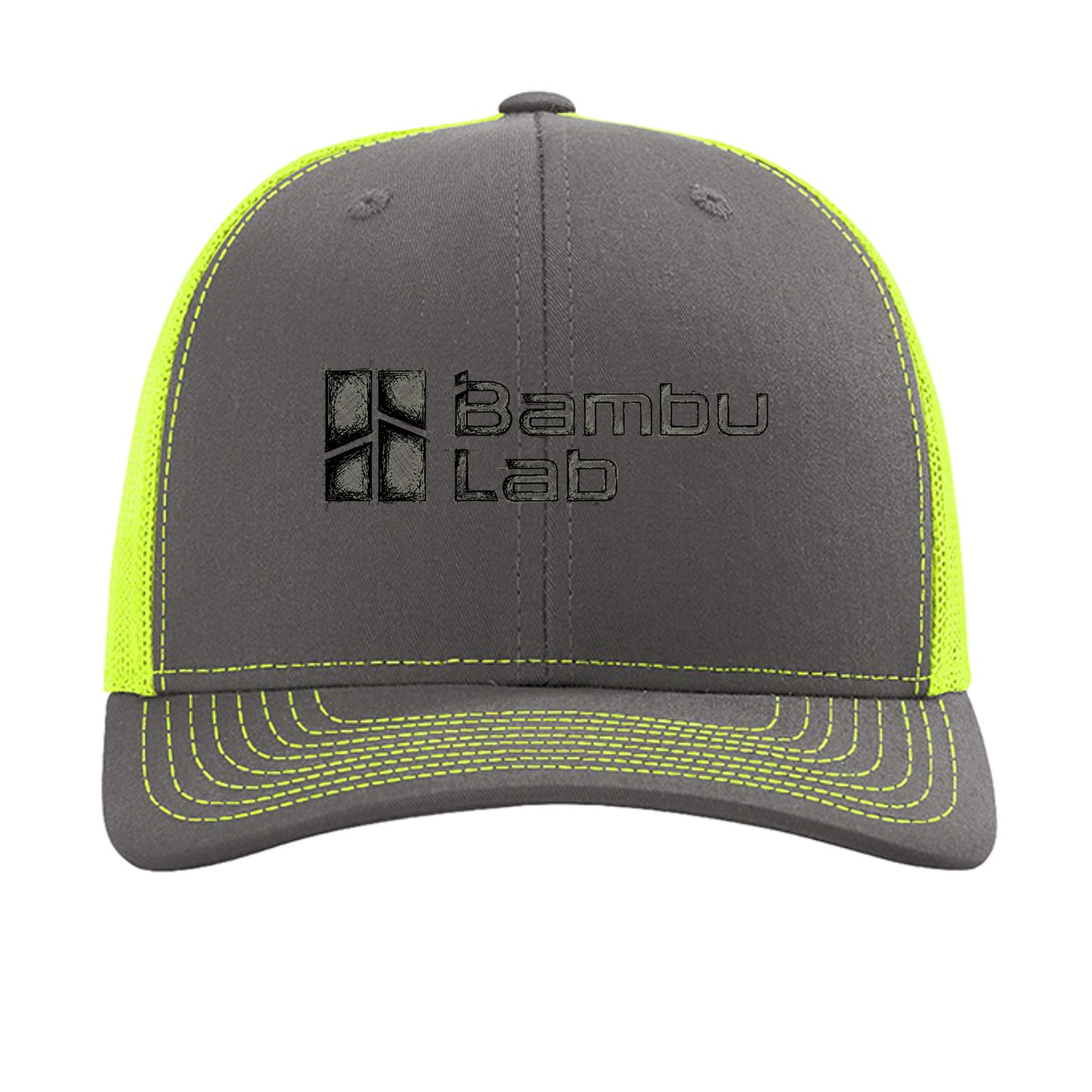 Charcoal/ Neon Yellow - 112 - FRONT