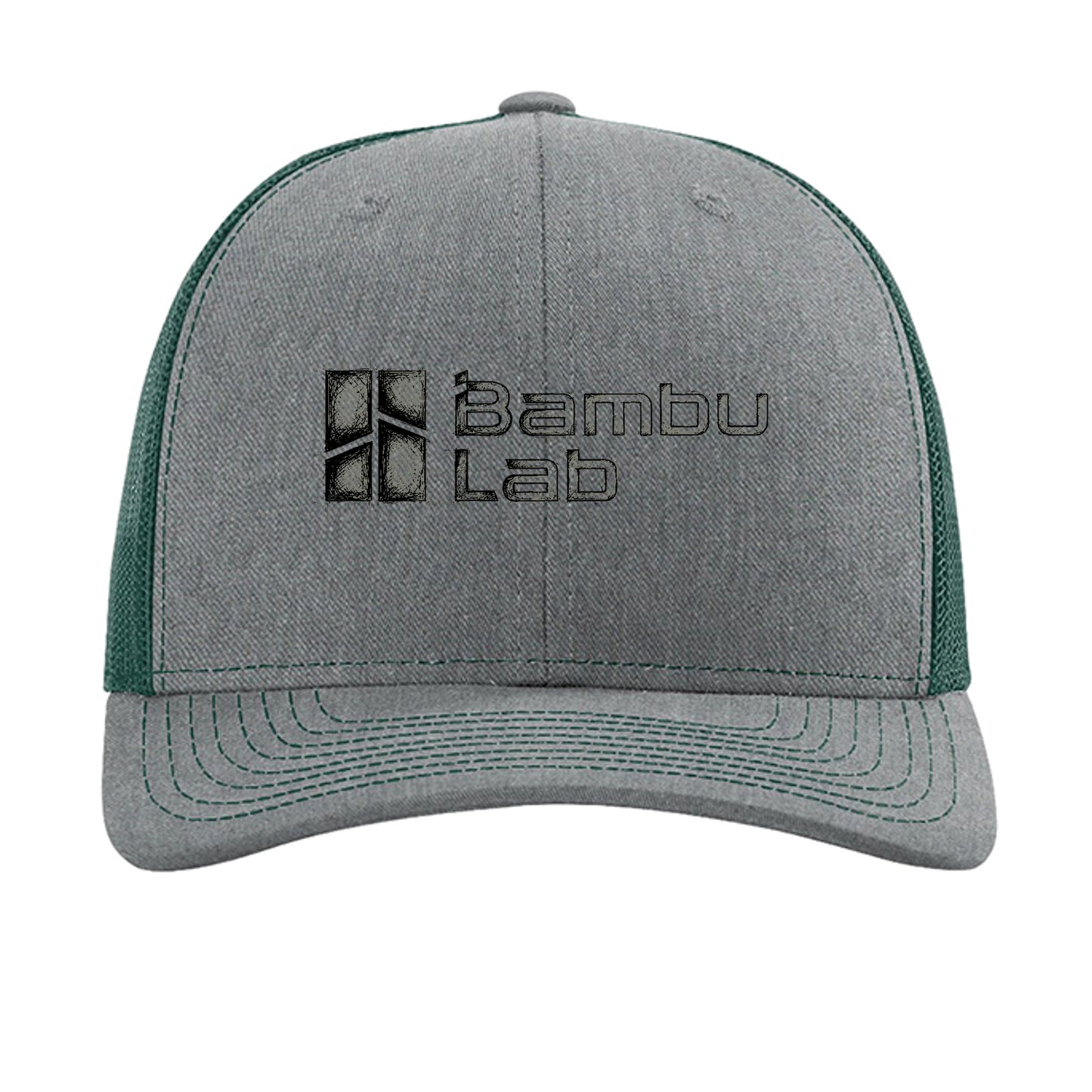 Heather Grey/ Dark Green - 112 - FRONT