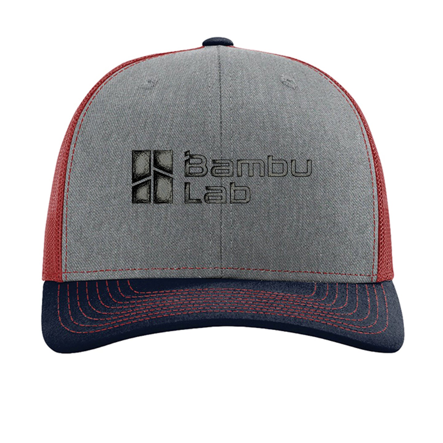 Heather Grey/ Cardinal/ Navy - 112 - FRONT