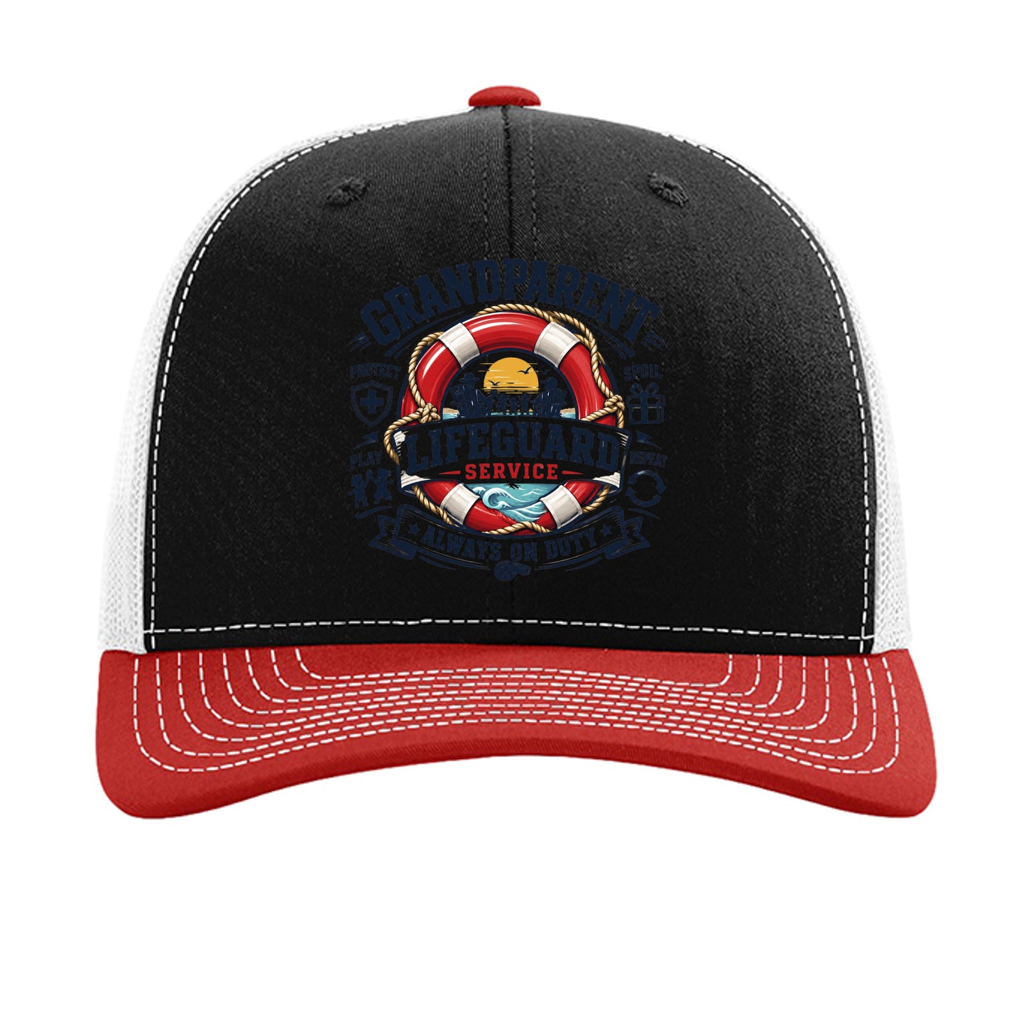 Black/ White/ Red - 112 - FRONT