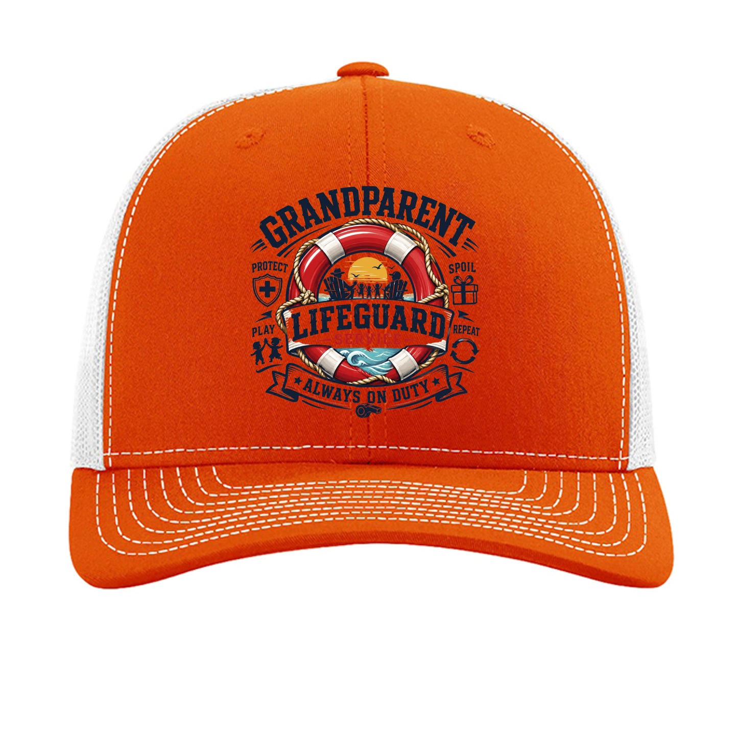 Orange/ White - 112 - FRONT