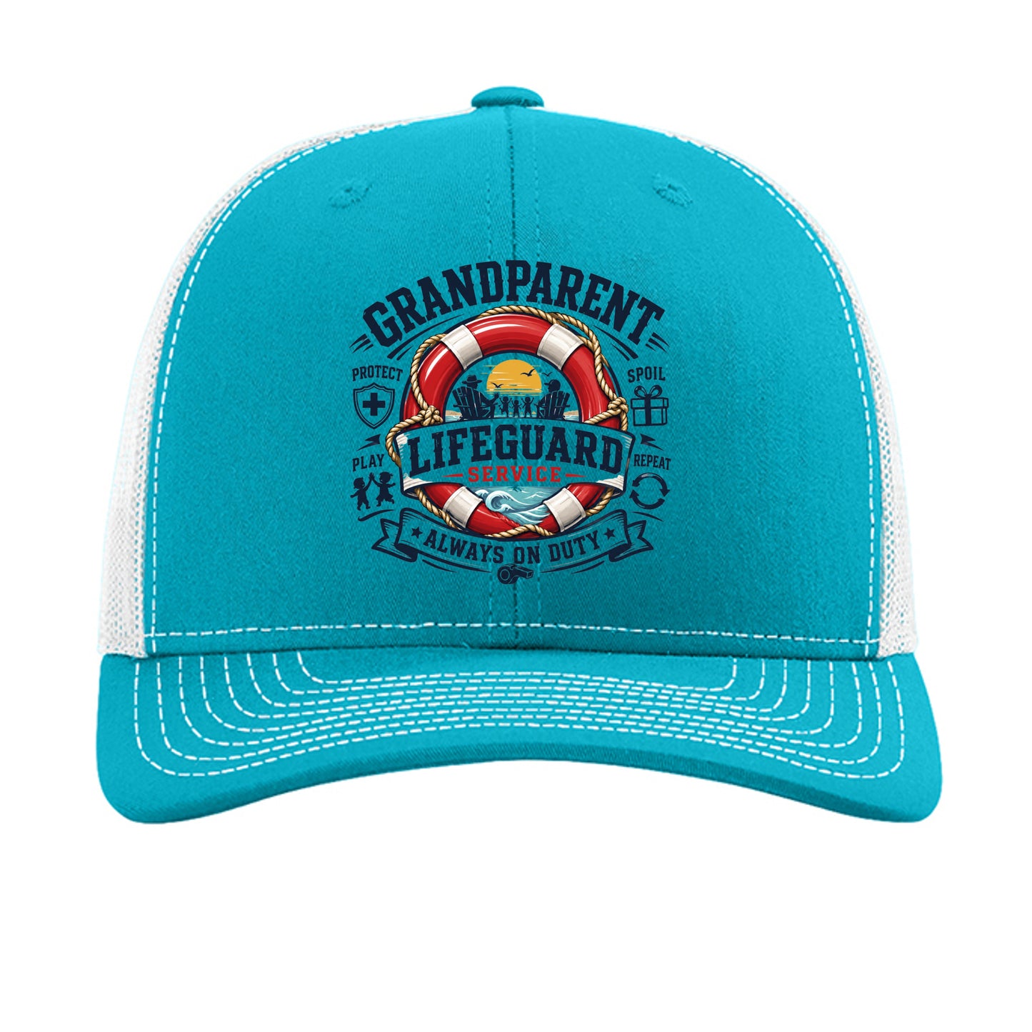 Cyan/ White - 112 - FRONT