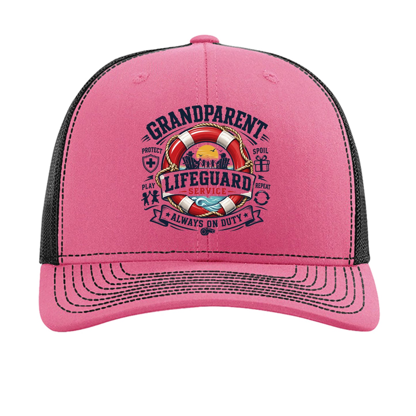 Hot Pink/ Black - 112 - FRONT