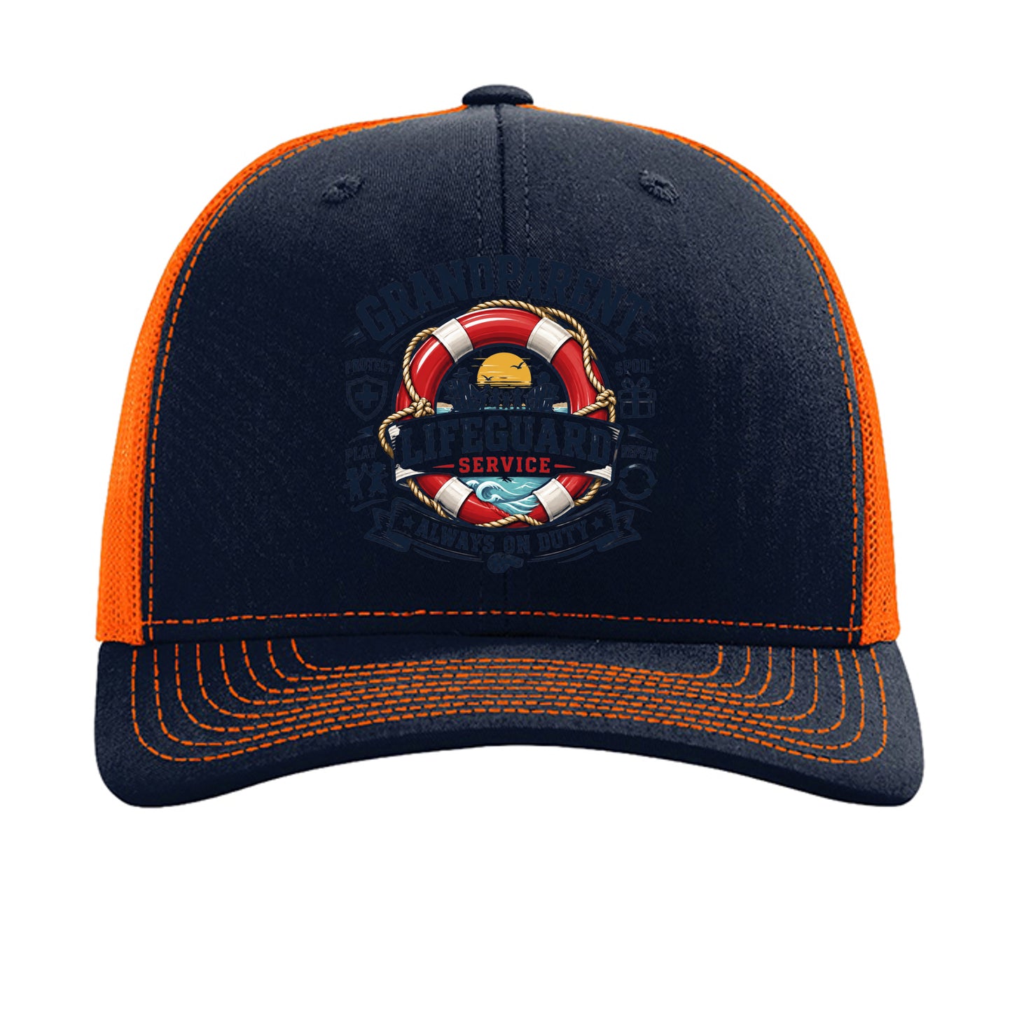 Navy/ Orange - 112 - FRONT