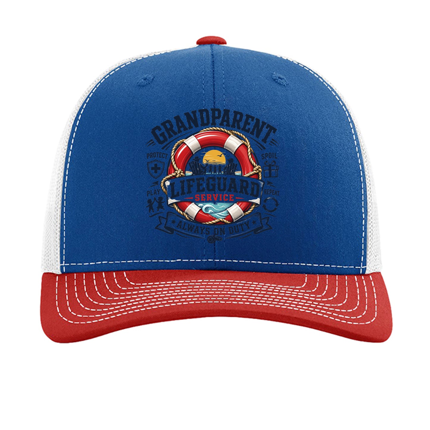 Royal/ White/ Red - 112 - FRONT