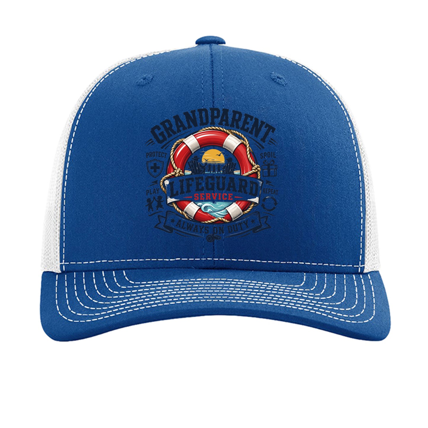 Royal/ White - 112 - FRONT