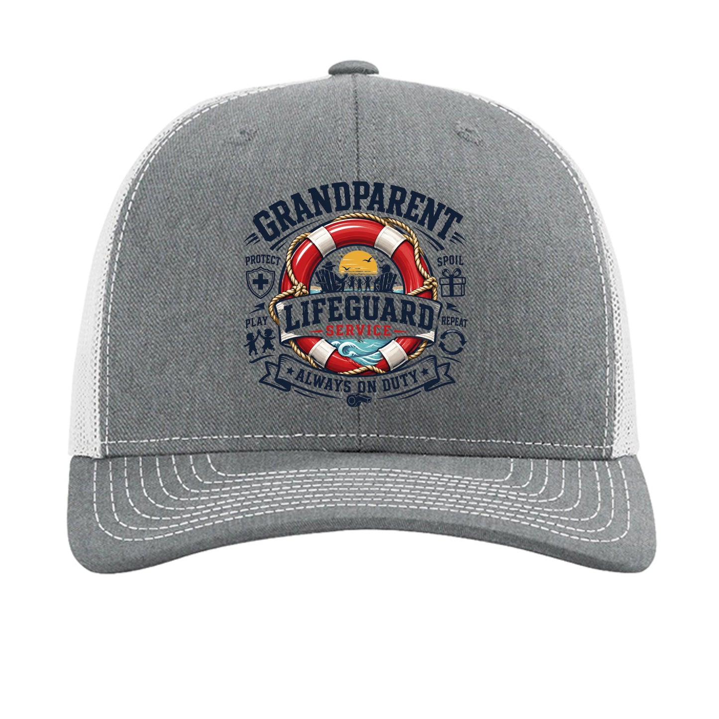 Heather Grey/ Light Grey - 112 - FRONT