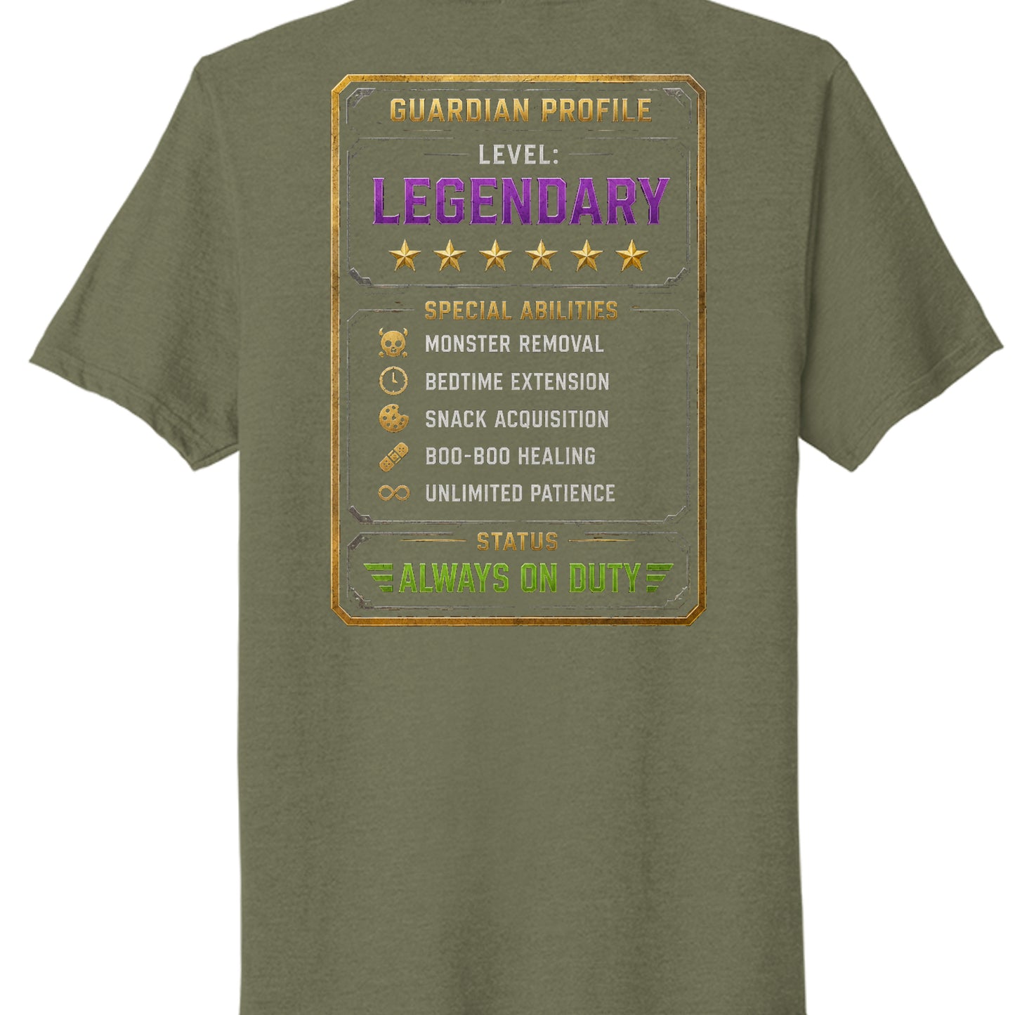 Military Green Heather - PC330 - BACK