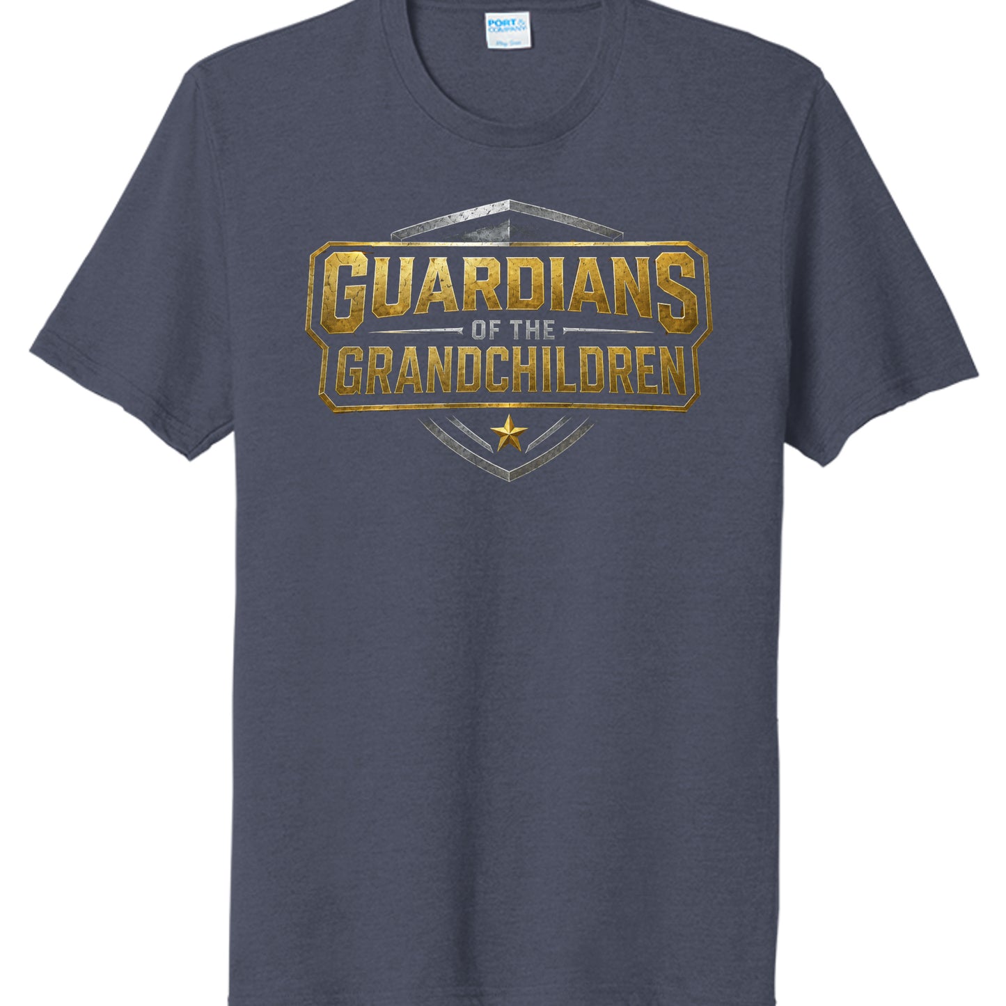 Team Navy Heather - PC330 - FRONT