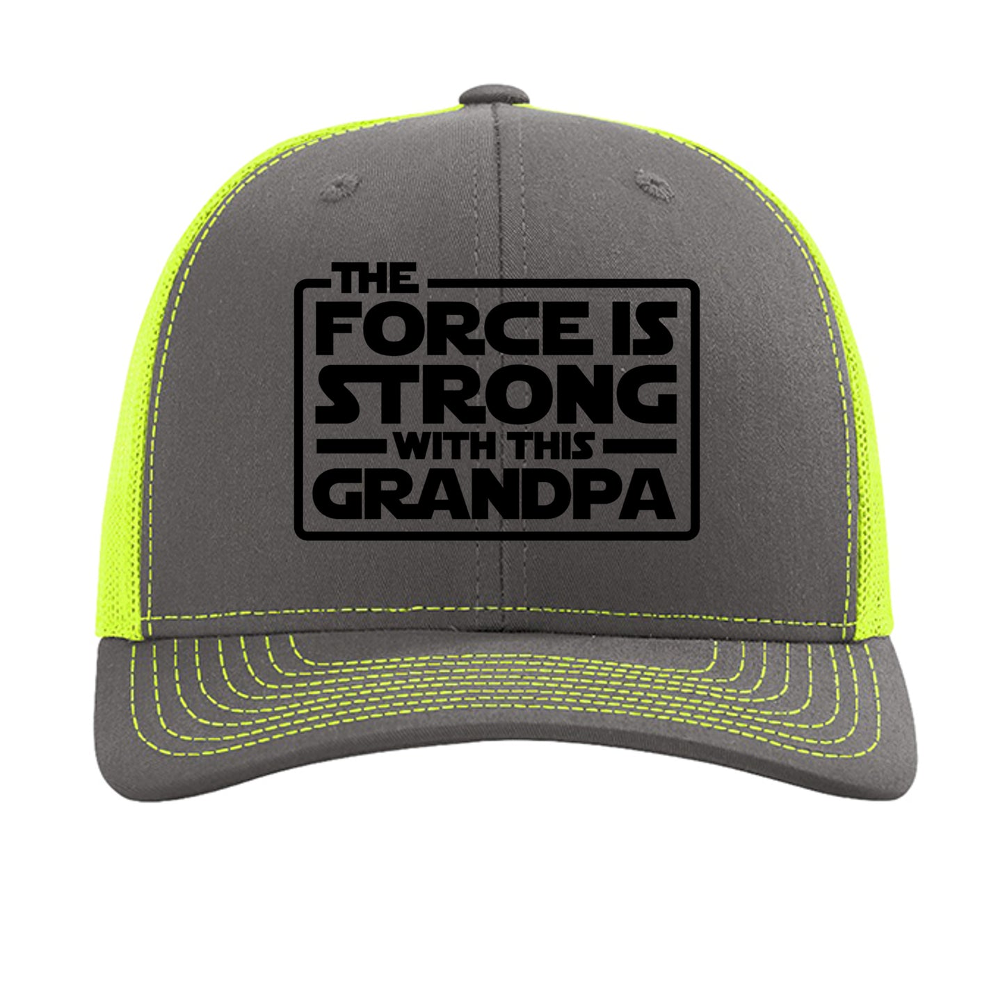 Charcoal/ Neon Yellow - 112 - FRONT
