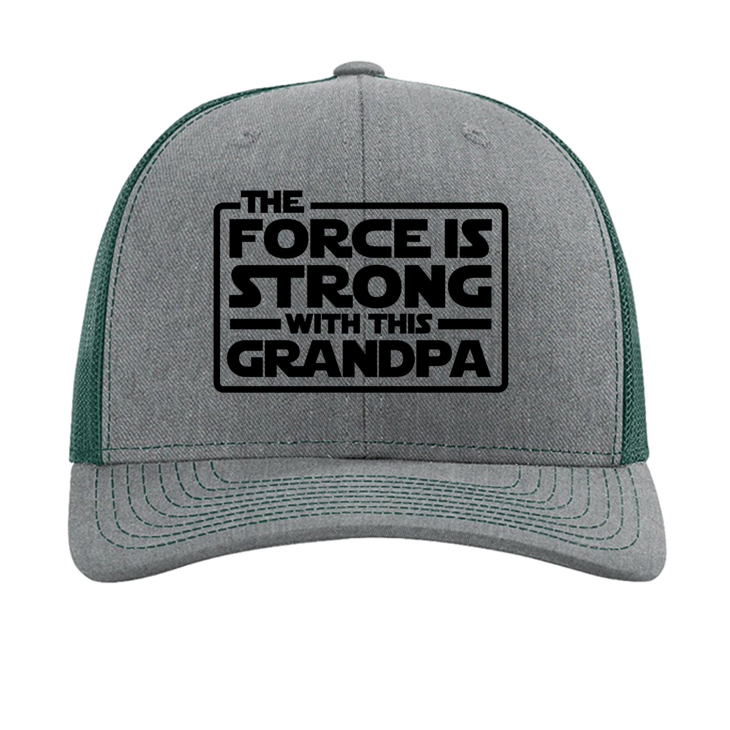Heather Grey/ Dark Green - 112 - FRONT