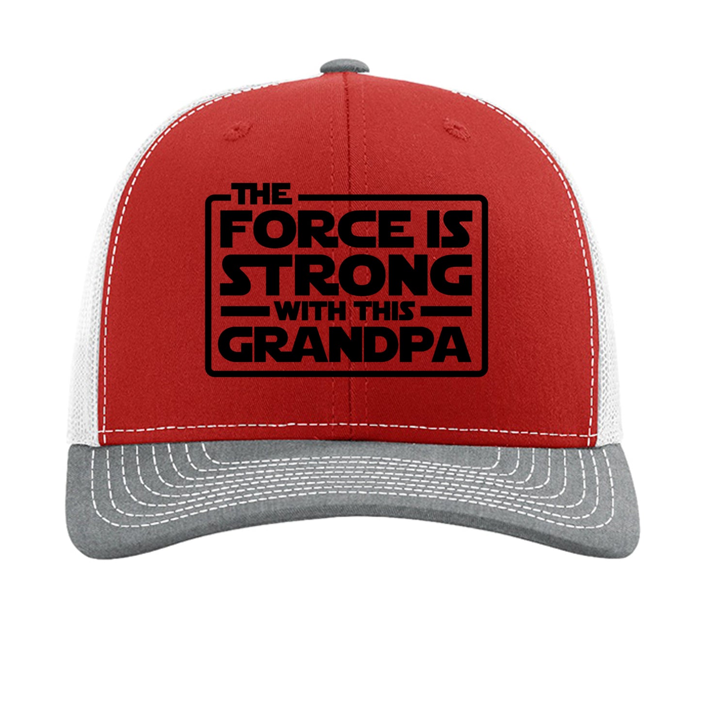 Red/ White/ Heather Grey - 112 - FRONT