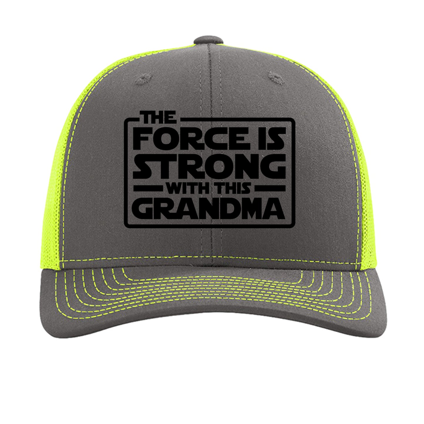 Charcoal/ Neon Yellow - 112 - FRONT