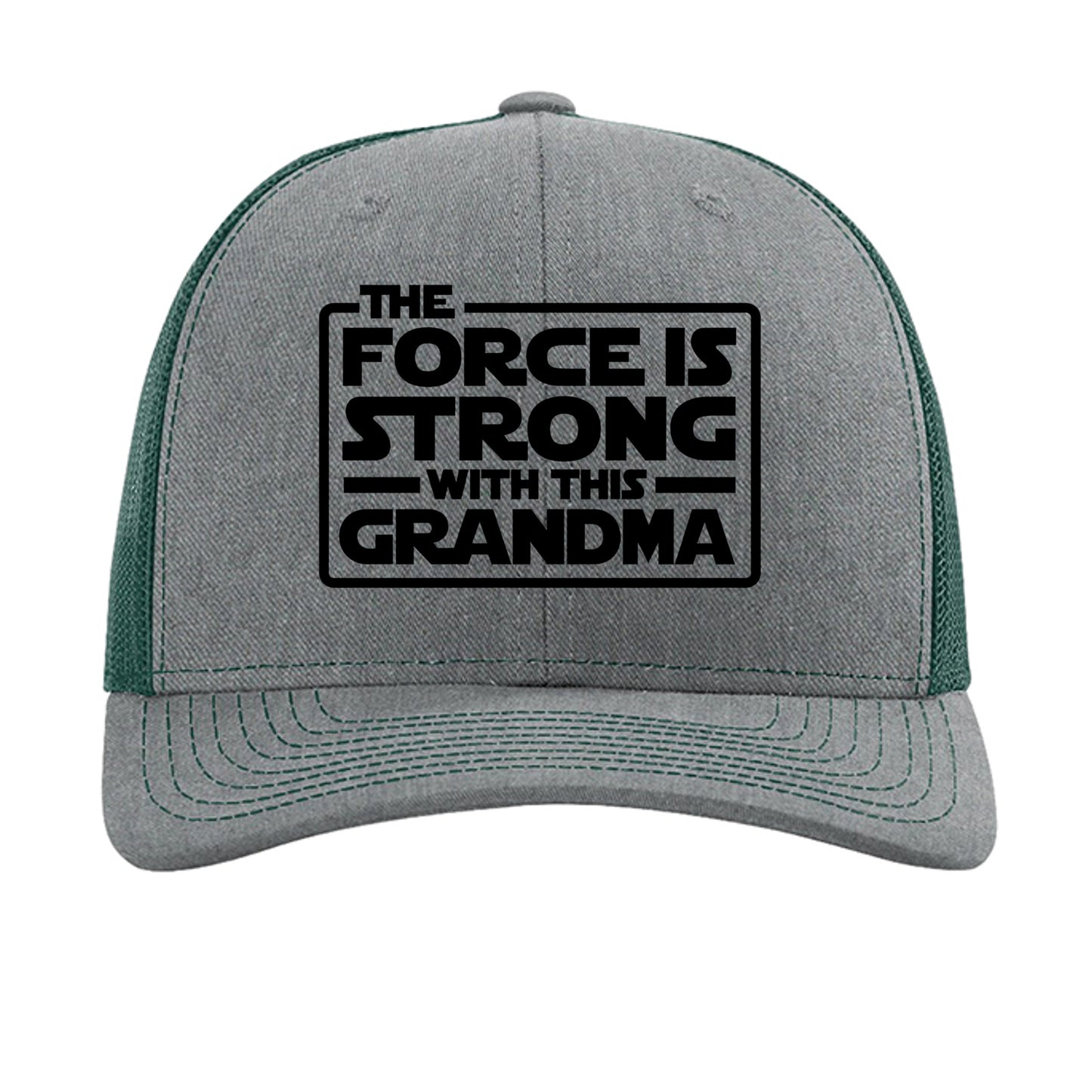 Heather Grey/ Dark Green - 112 - FRONT