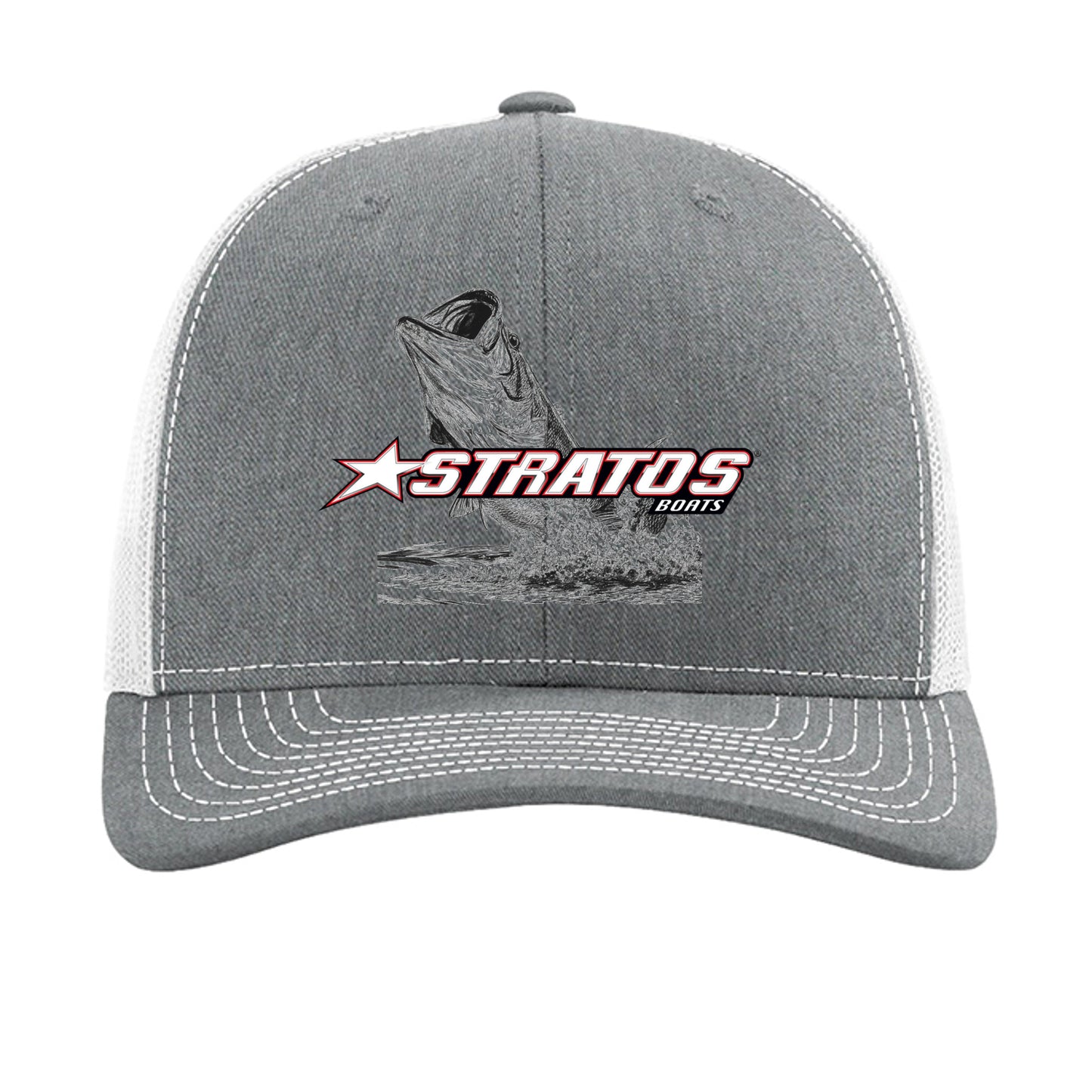Heather Grey/ White - 112 - FRONT
