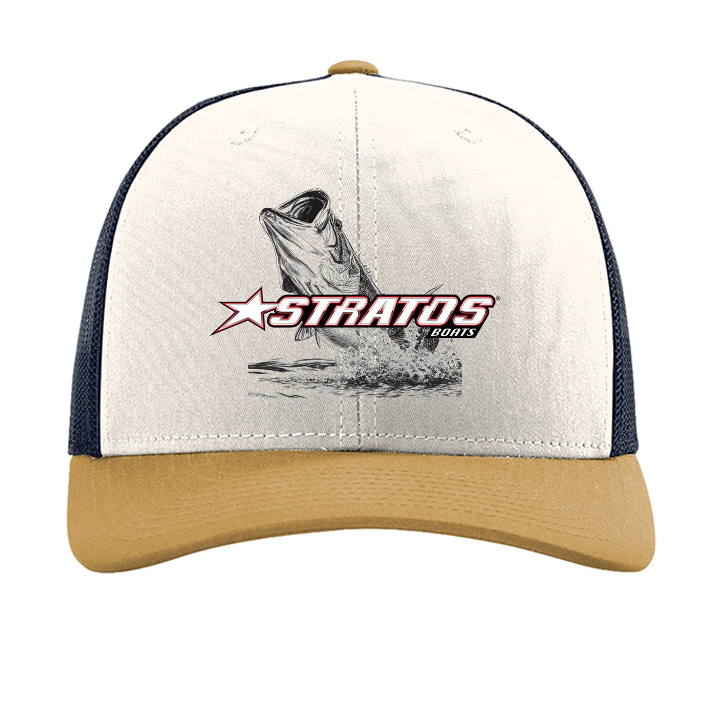 Cream/ Navy/ Amber Gold - 112 - FRONT