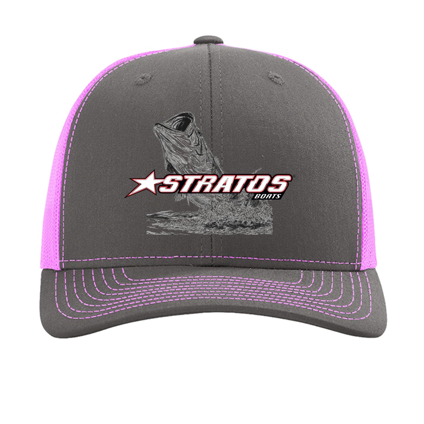Charcoal/ Neon Pink - 112 - FRONT
