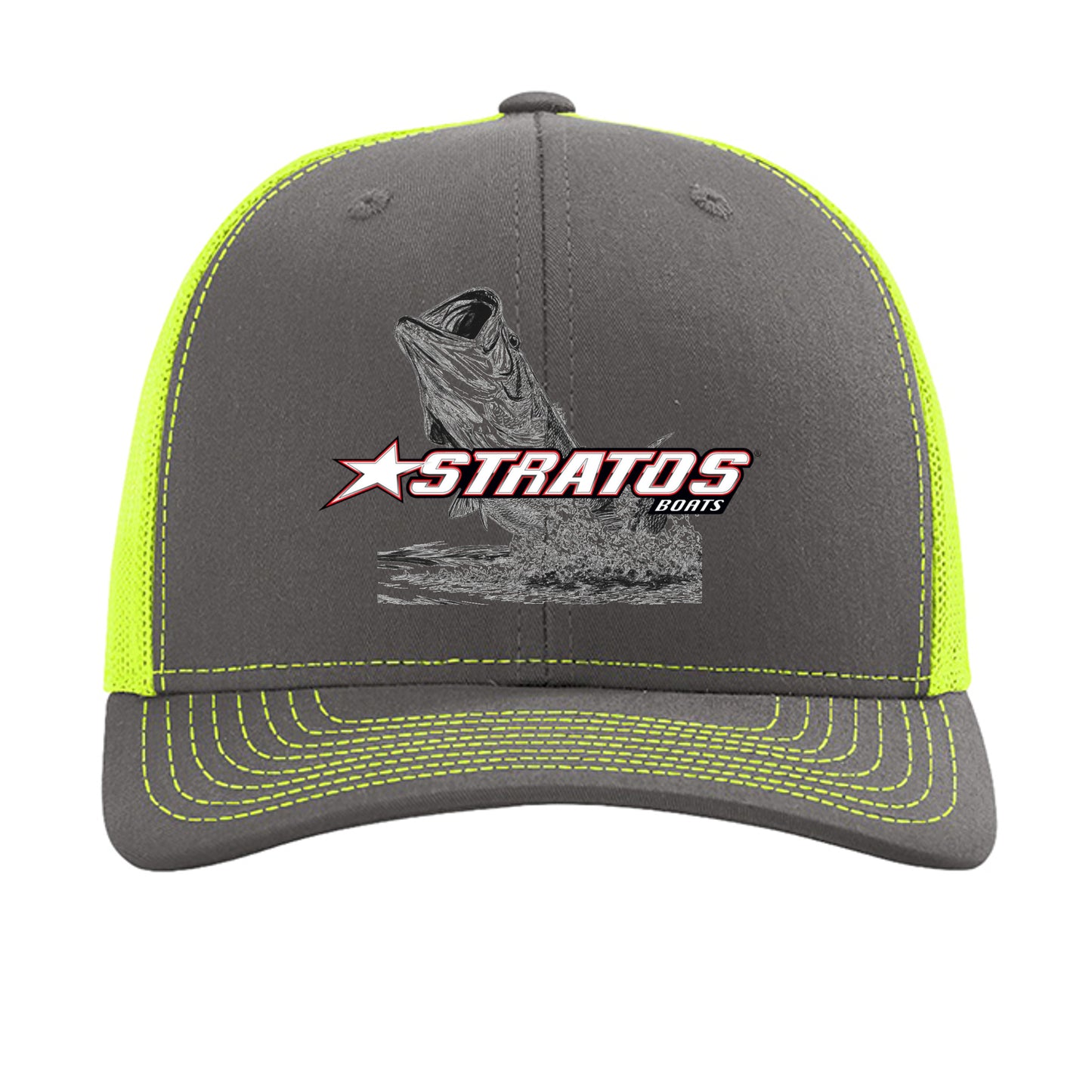 Charcoal/ Neon Yellow - 112 - FRONT