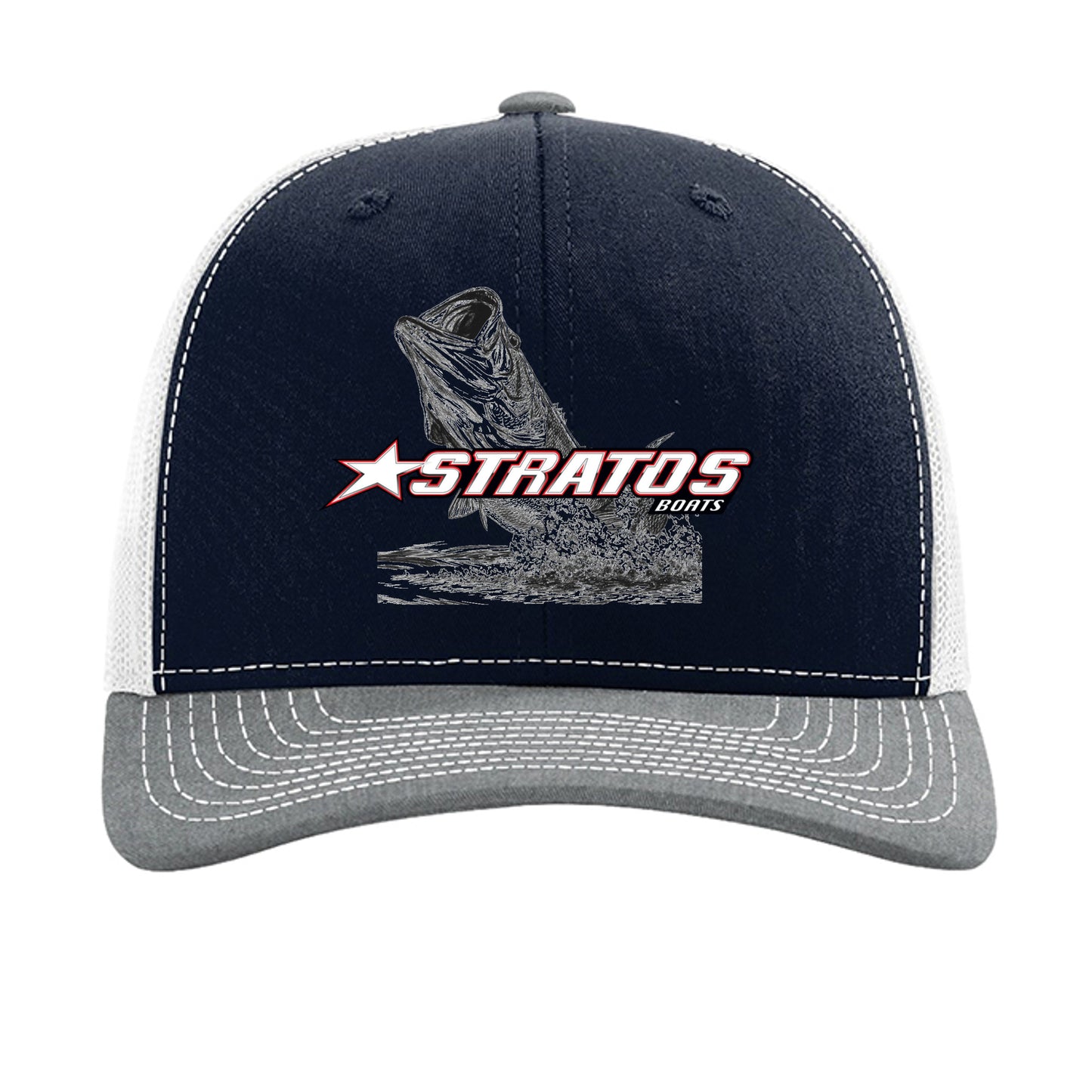 Navy/ White/ Heather Grey - 112 - FRONT
