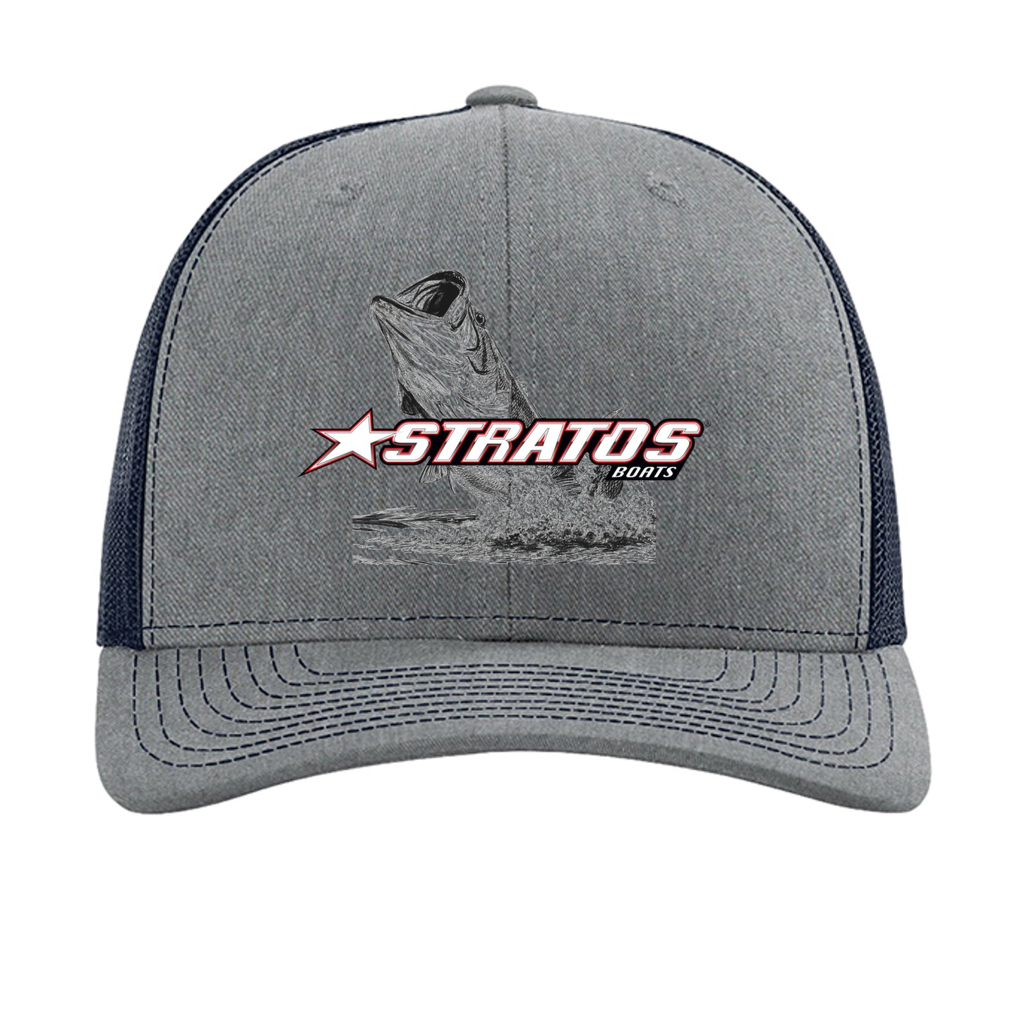 Heather Grey/ Navy - 112 - FRONT