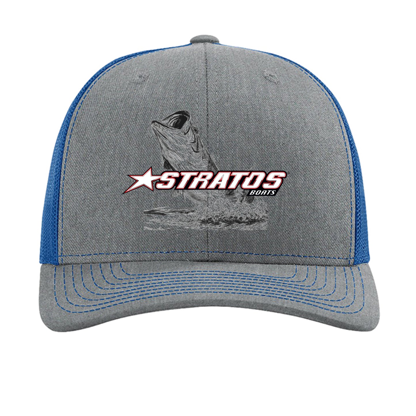 Heather Grey/ Royal - 112 - FRONT